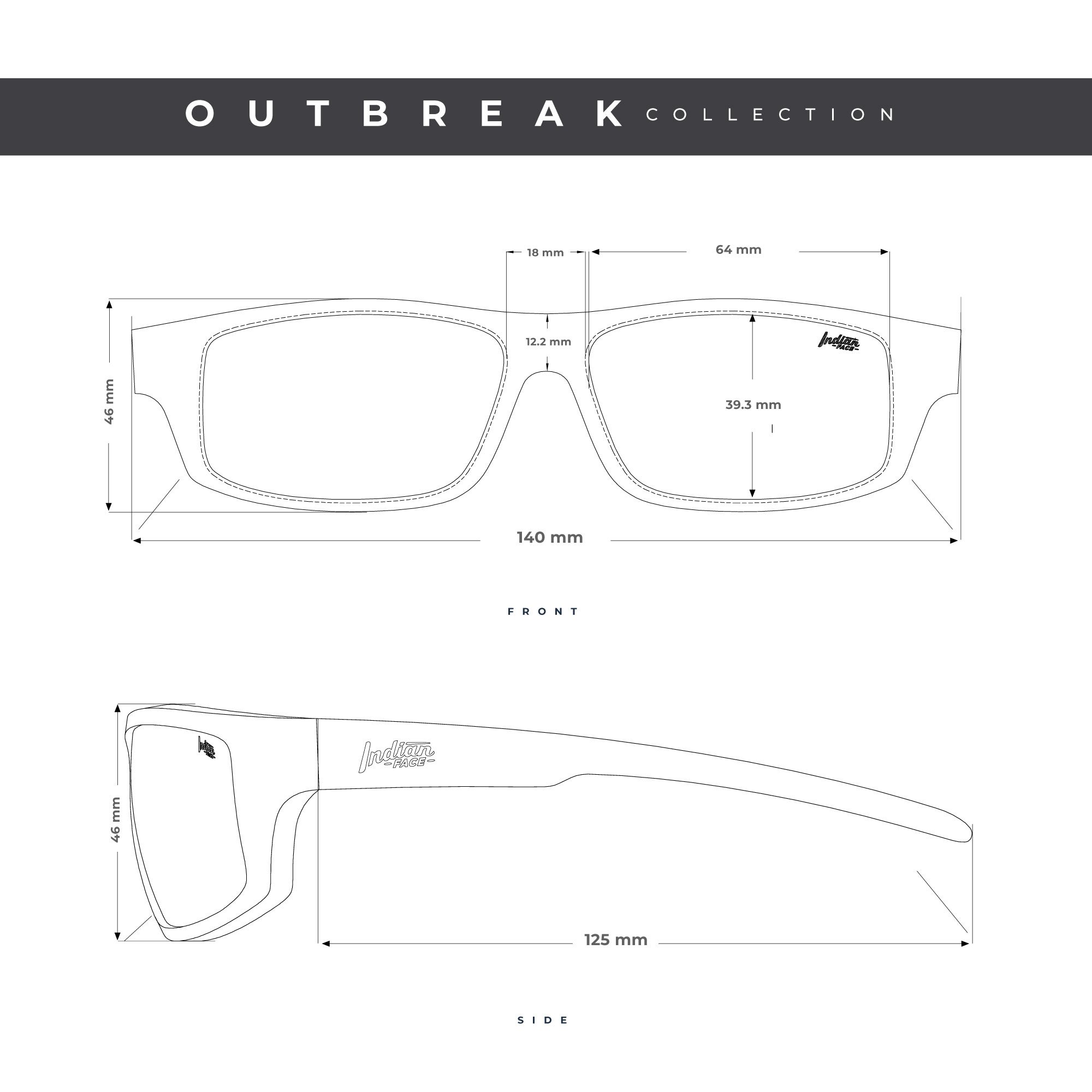 Outbreak Tortoise Brown sunglasses with polarized lenses, showcasing a stylish unisex design suitable for outdoor activities.