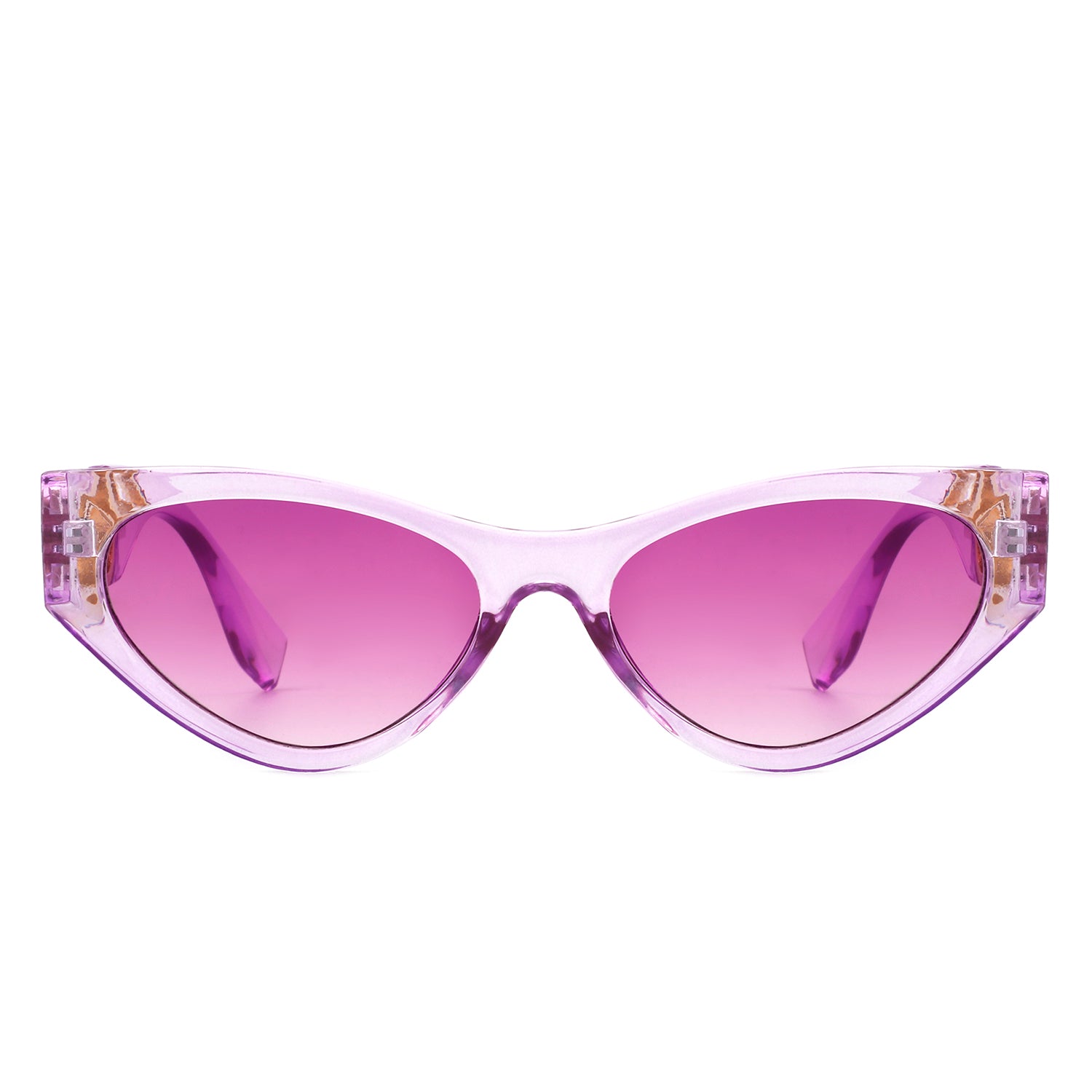 Phoenixx Women Fashion Retro Cat Eye Sunglasses with stylish cat eye design, plastic and metal frame, and UV protection.