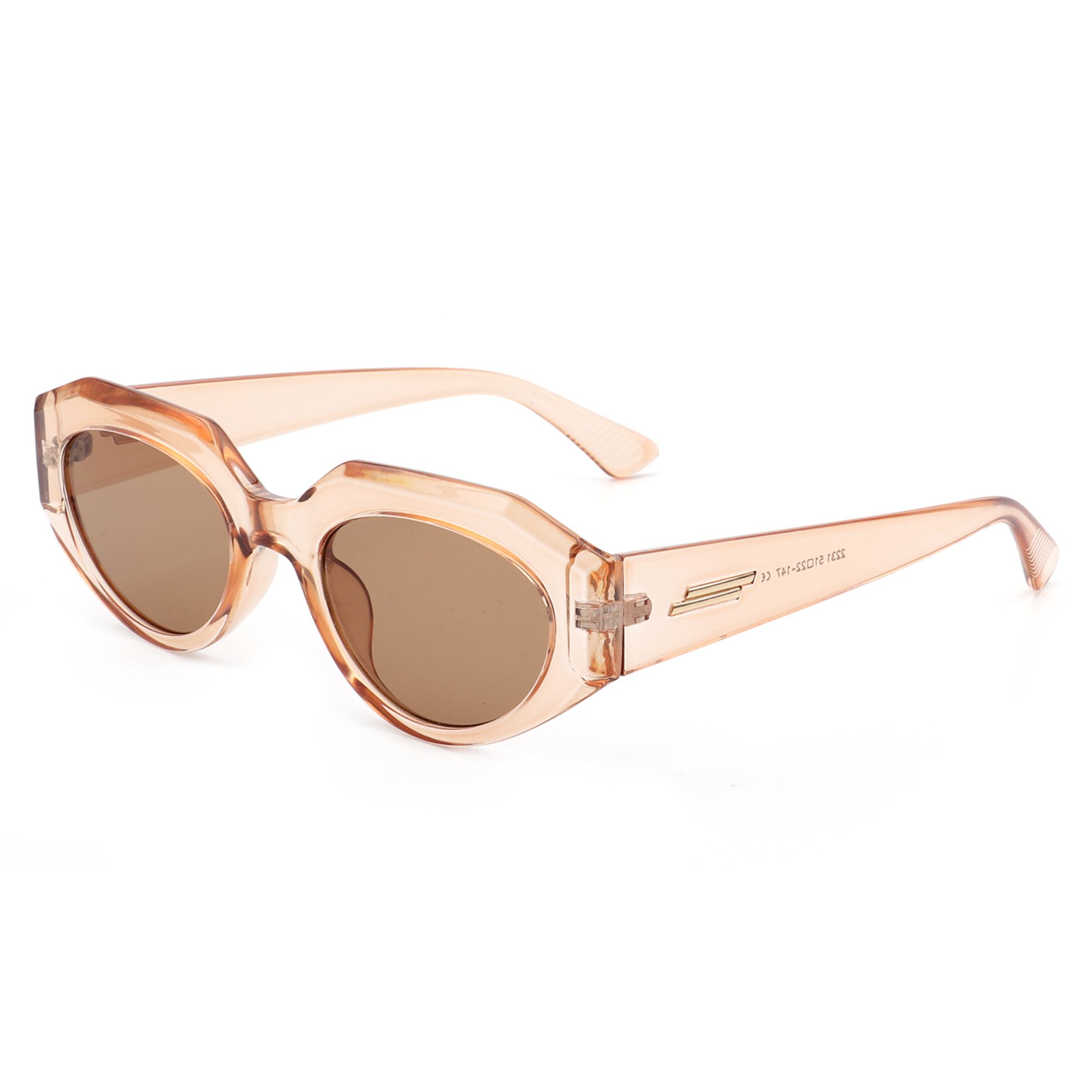 Pommel retro cat eye sunglasses with thick vintage frame, suitable for men and women, offering stylish eye protection.