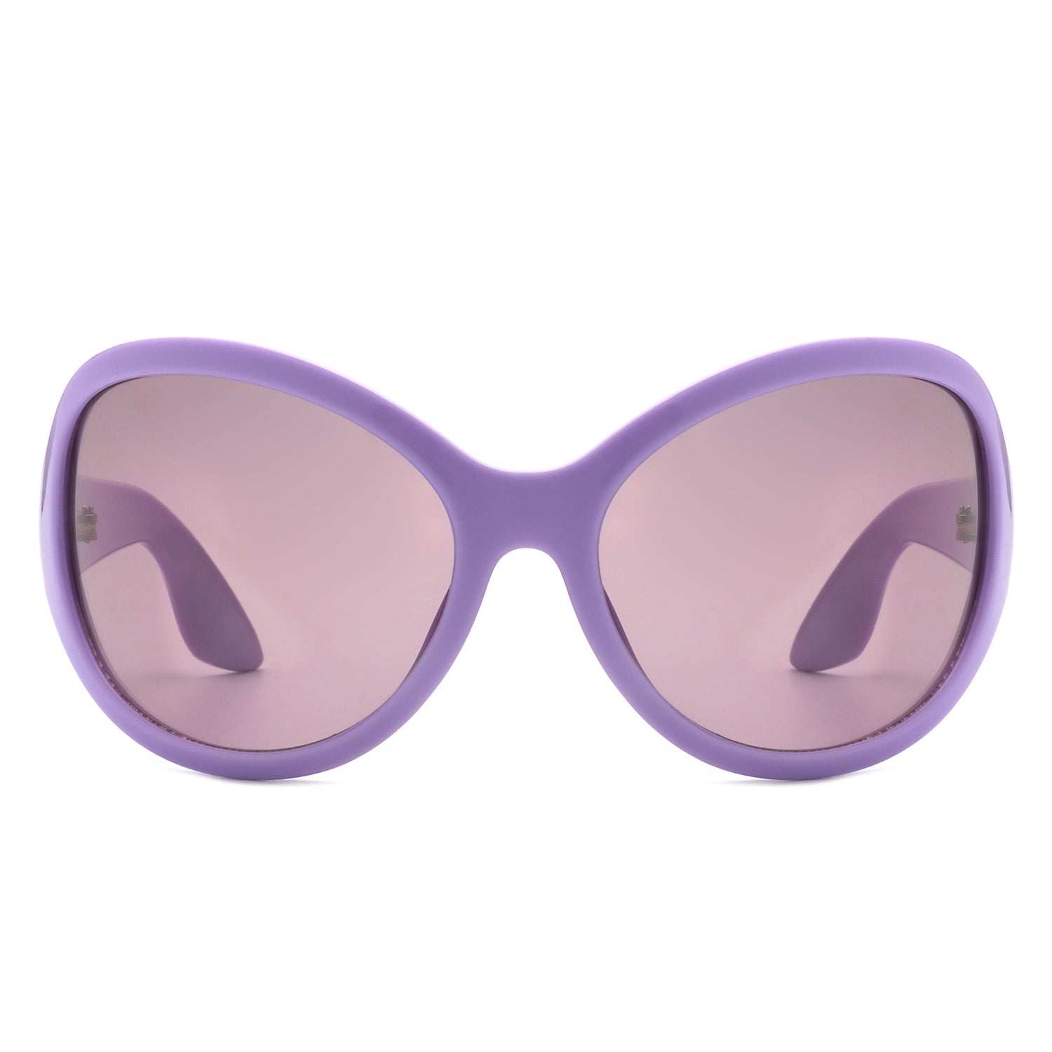 Quinlan Oversized Round Wraparound Women's Sunglasses with a stylish design and protective lenses.