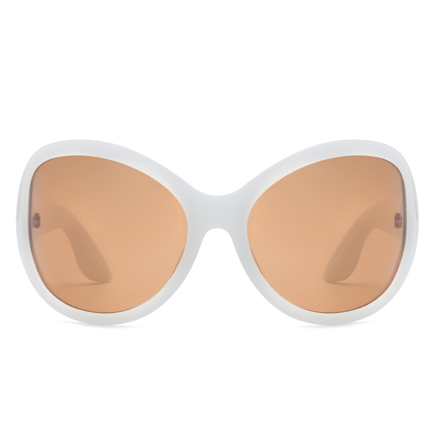 Quinlan Oversized Round Wraparound Women's Sunglasses with a stylish design and protective lenses.