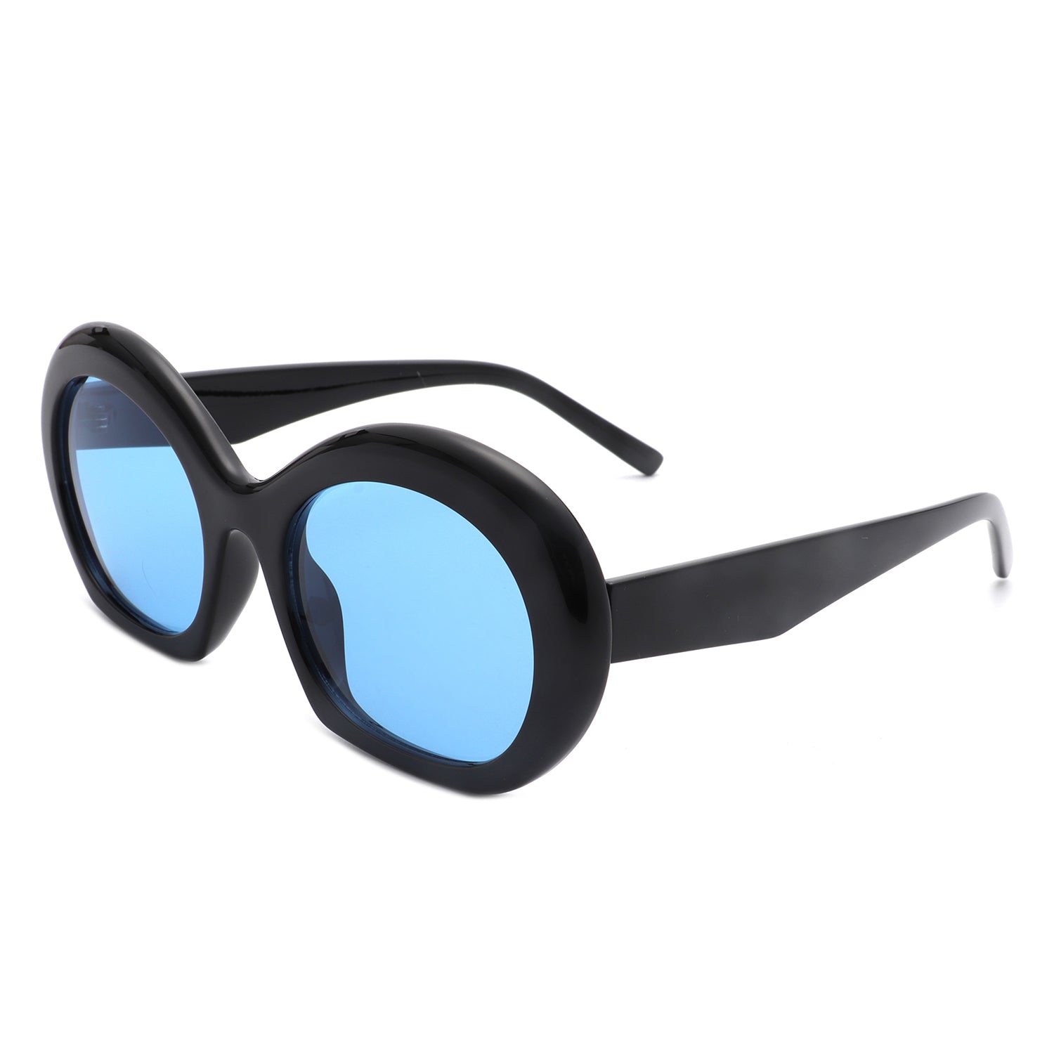 Rosalind Oversize Round Irregular Women Fashion Sunglasses with a stylish design and protective lenses.