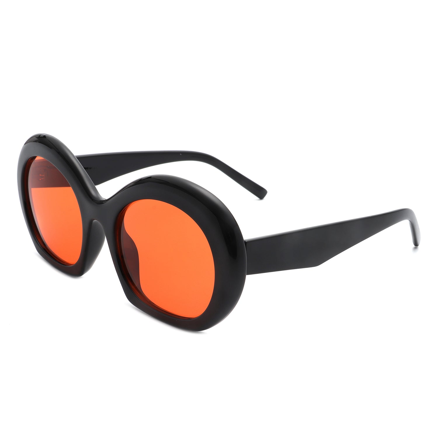 Rosalind Oversize Round Irregular Women Fashion Sunglasses with a stylish design and protective lenses.