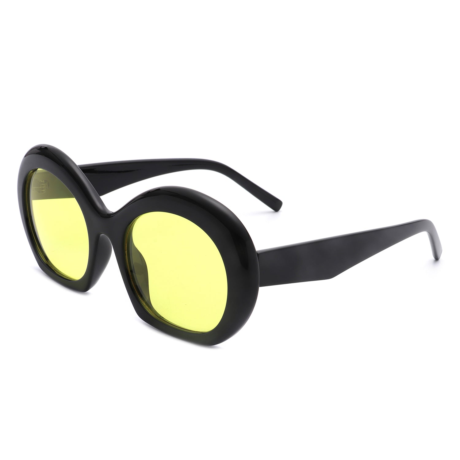 Rosalind Oversize Round Irregular Women Fashion Sunglasses with a stylish design and protective lenses.