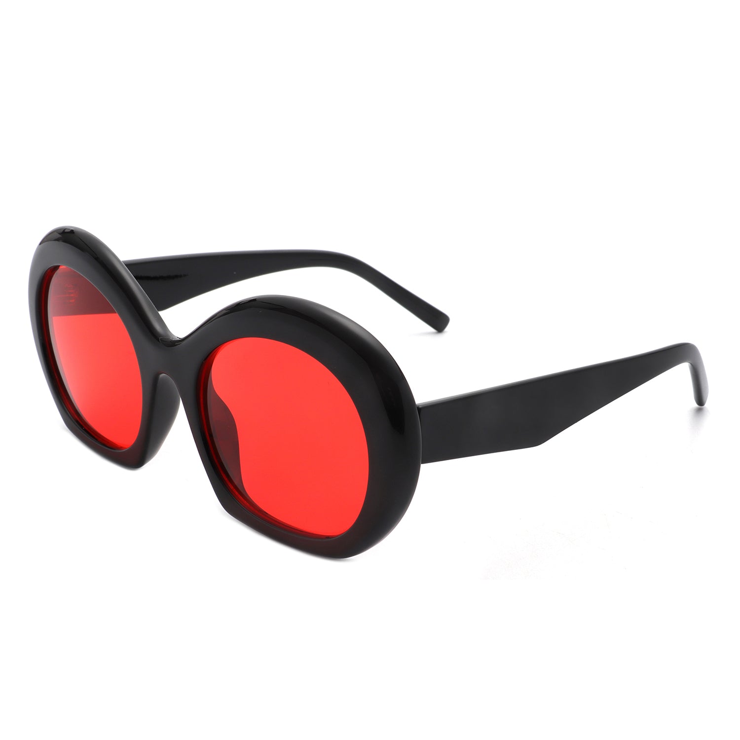 Rosalind Oversize Round Irregular Women Fashion Sunglasses with a stylish design and protective lenses.