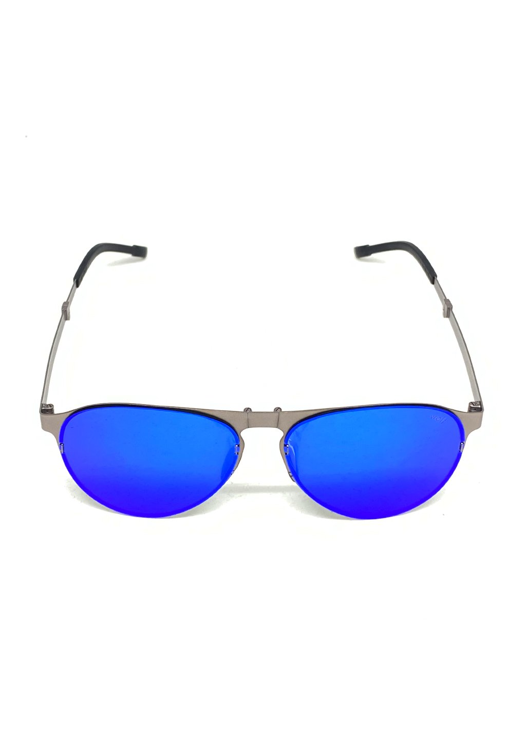 Scout foldable aviator sunglasses with interchangeable polarized lenses in various colors, displayed in a stylish case.