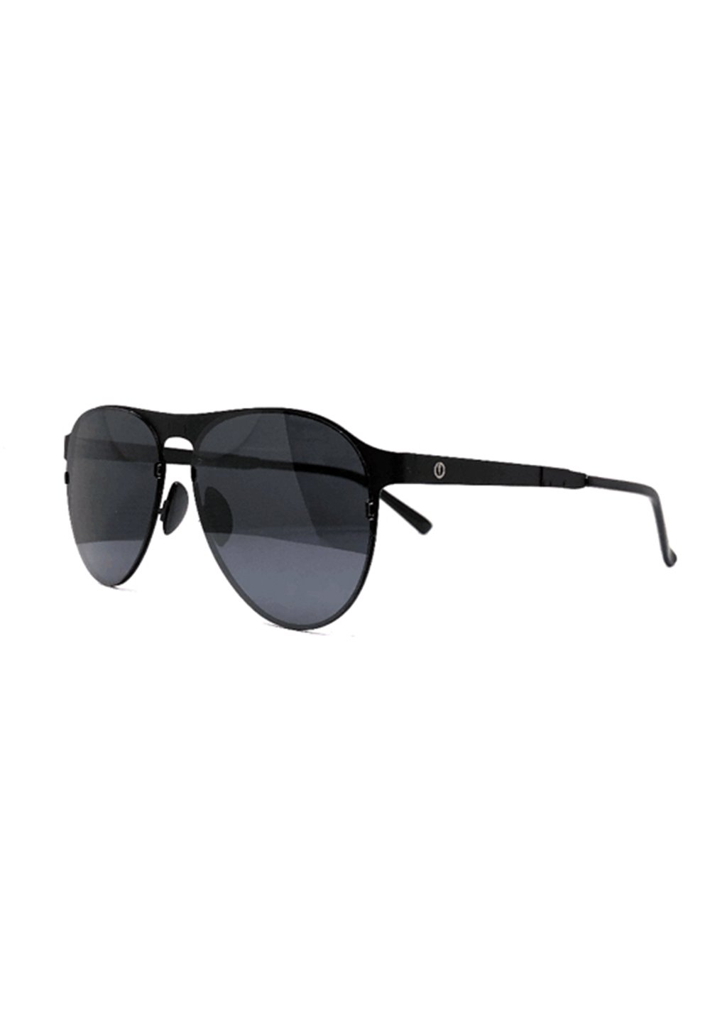 Scout foldable aviator sunglasses with interchangeable polarized lenses in various colors, displayed in a stylish case.