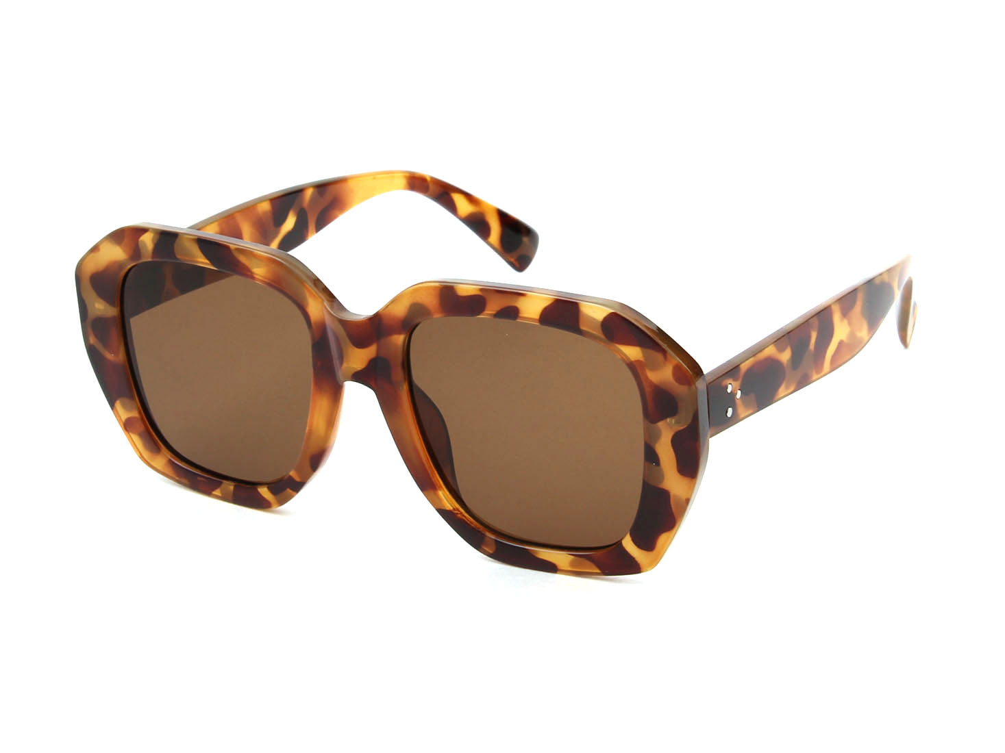 Sheridan Women Square Oversize Fashion Sunglasses with a stylish square frame and dark lenses, perfect for sun protection.