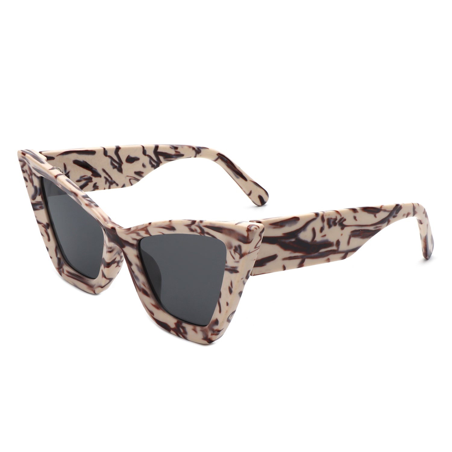 Stardaze Retro Square High Pointed Cat Eye Sunglasses with a stylish design and UV protection.