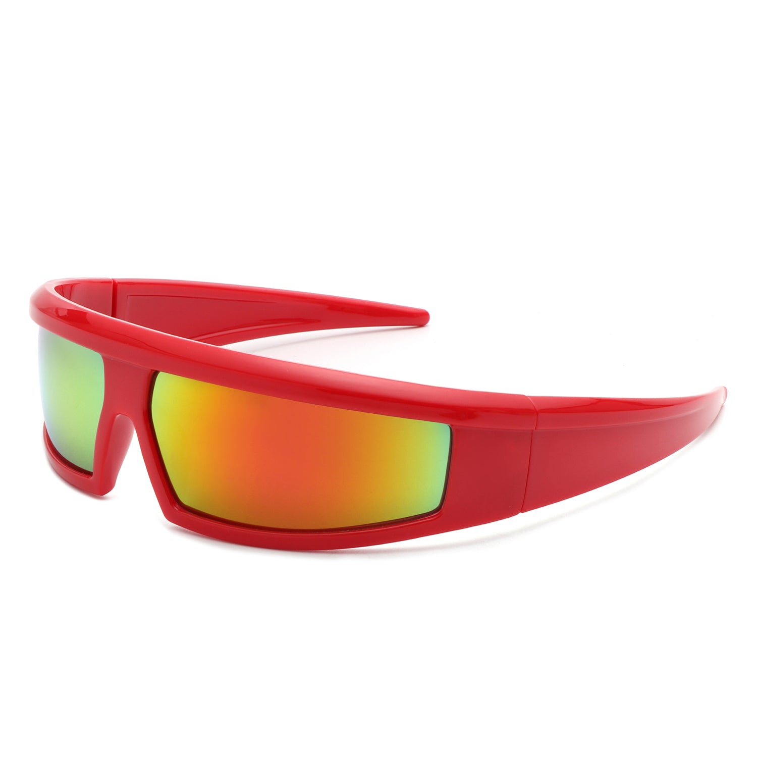 Starwise Futuristic Y2K Wrap Around Sports Sunglasses with a sleek design and protective lenses.