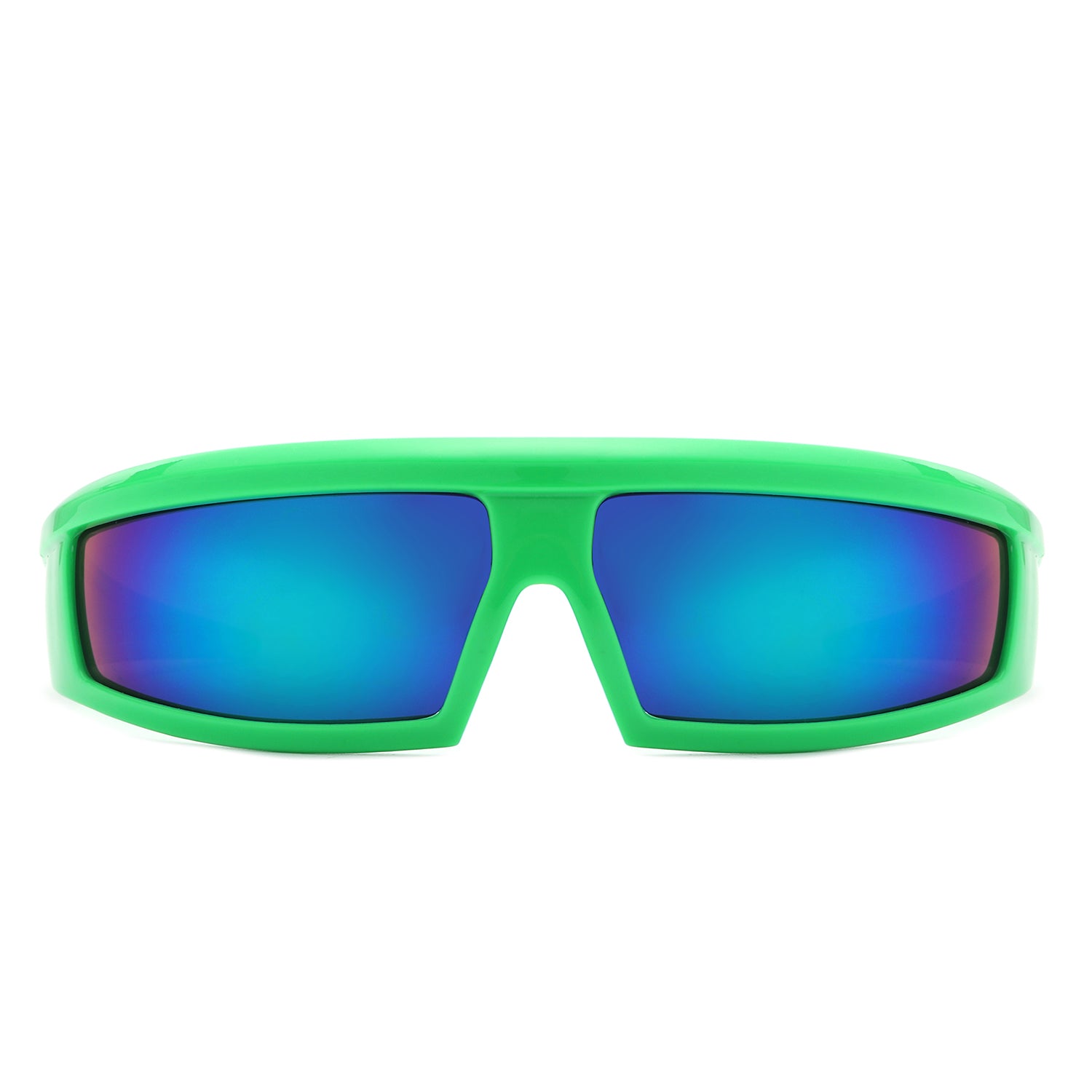 Starwise Futuristic Y2K Wrap Around Sports Sunglasses with a sleek design and protective lenses.