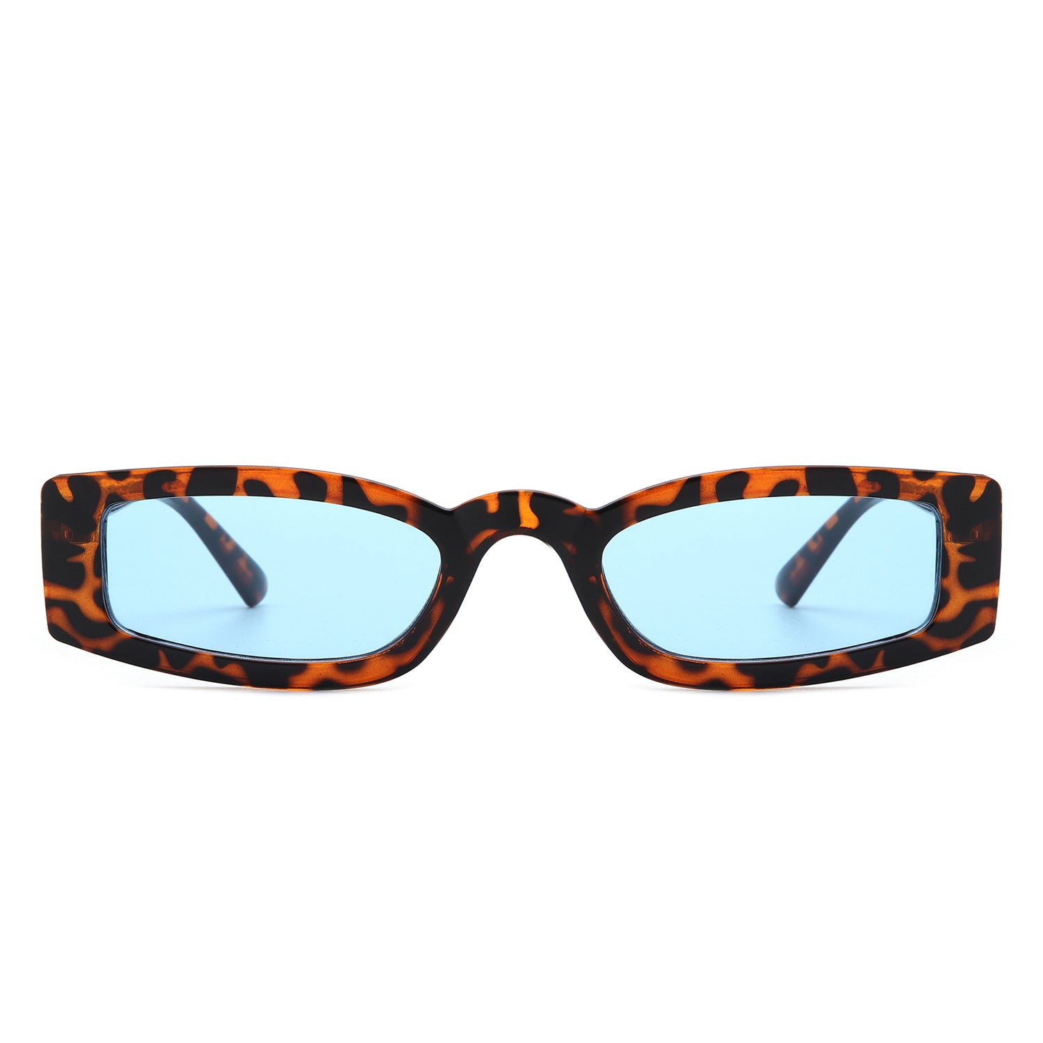 Starzest Retro Rectangle Slim Tinted Square Narrow Sunglasses with a stylish design and UV protection.