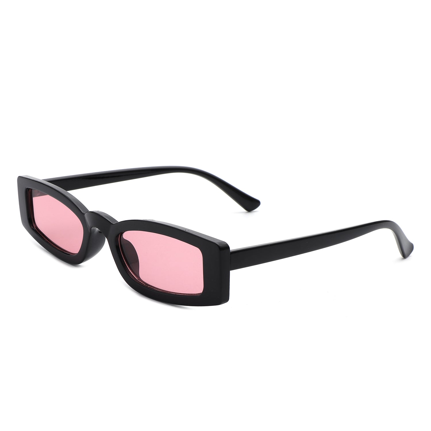 Starzest Retro Rectangle Slim Tinted Square Narrow Sunglasses with a stylish design and UV protection.