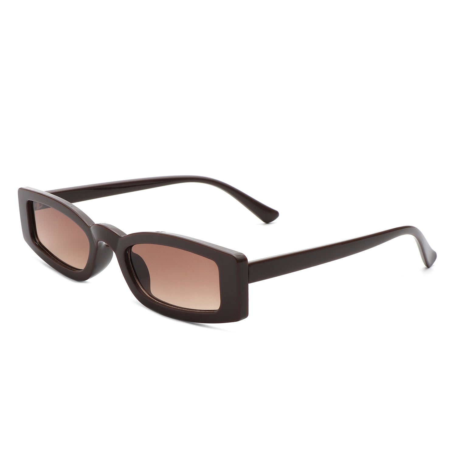 Starzest Retro Rectangle Slim Tinted Square Narrow Sunglasses with a stylish design and UV protection.