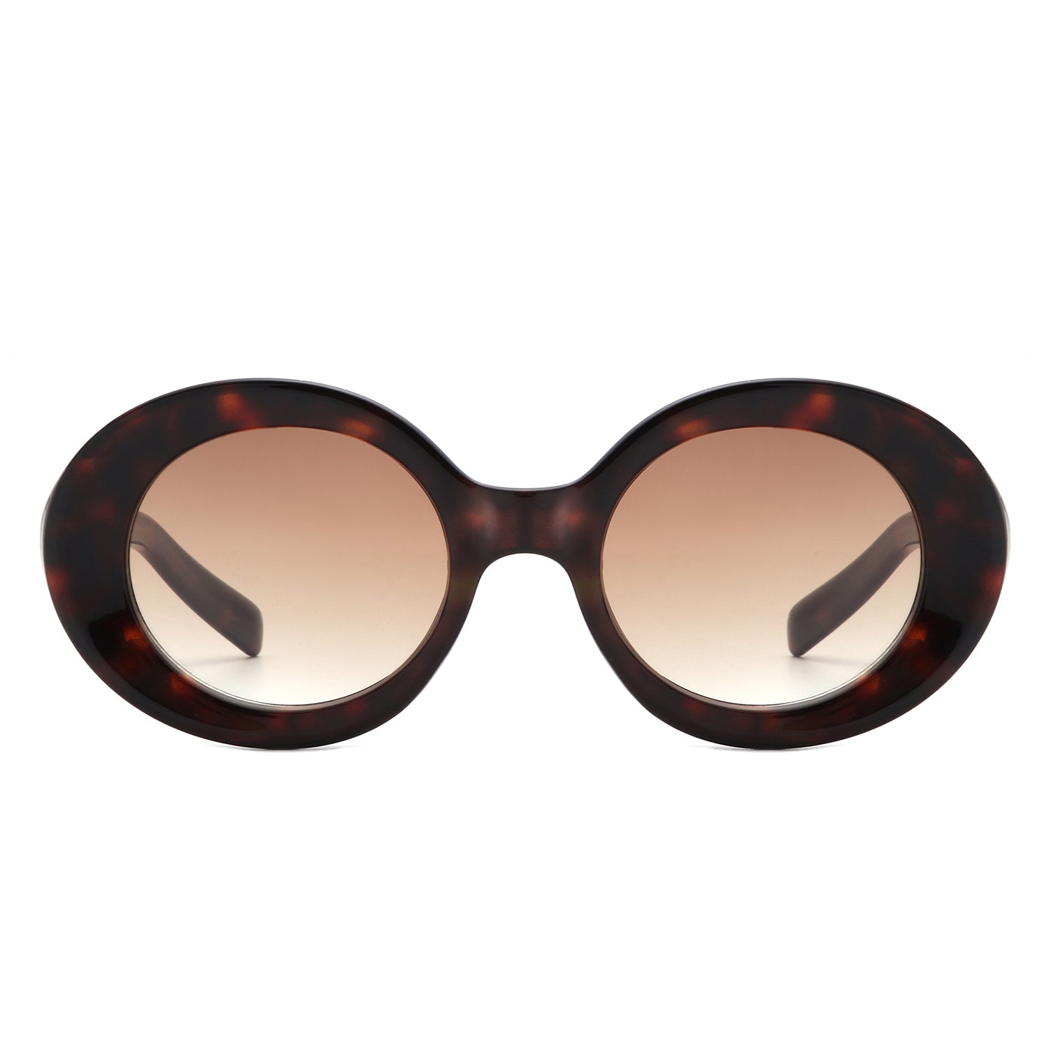 Talyn Round Retro Fashion Vintage Inspired Oval Sunglasses with a stylish plastic frame and protective lenses.