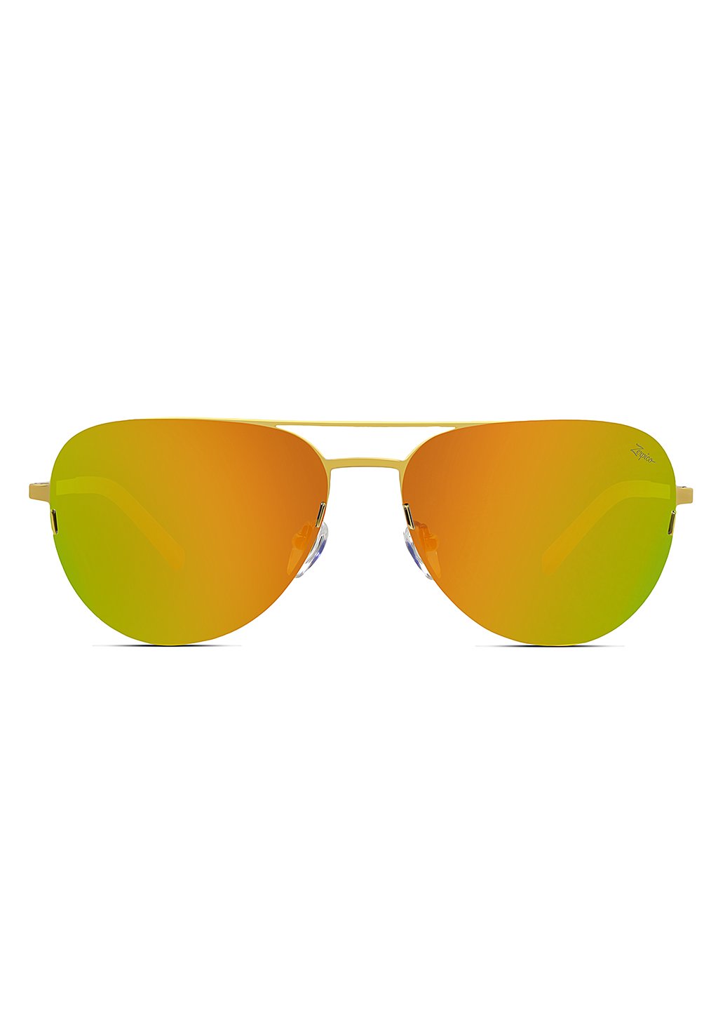 Titanium Aviators - V2 sunglasses with changeable lenses in various colors displayed elegantly.