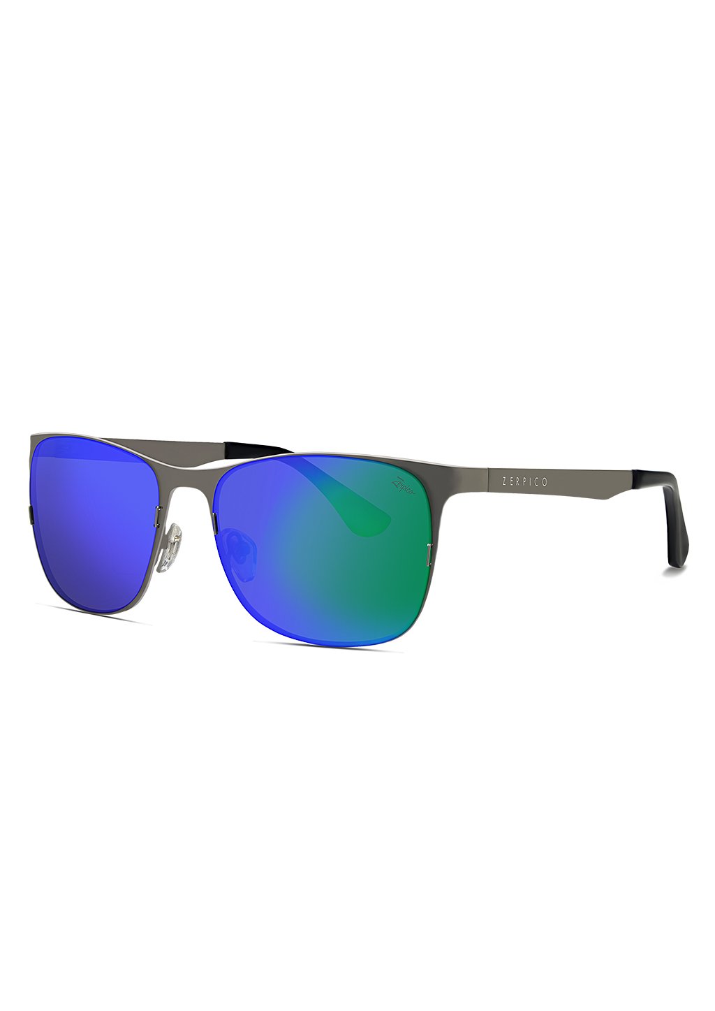 Titanium Wayfarers - V2 sunglasses with changeable lenses in various colors displayed elegantly.