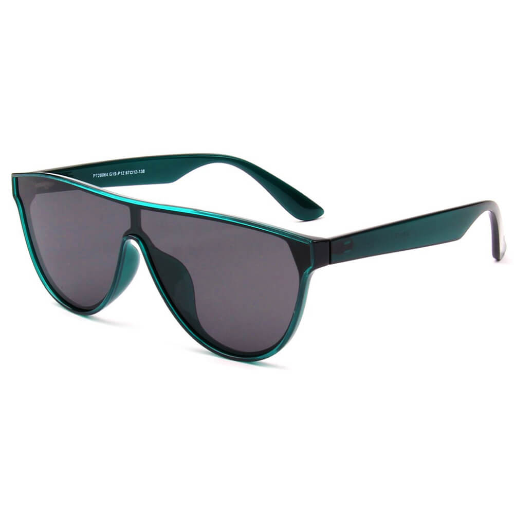 TOULOUSE Women Round Polarized Fashion Sunglasses featuring a stylish round design with a TR90 frame and CR-39 polarized lenses.