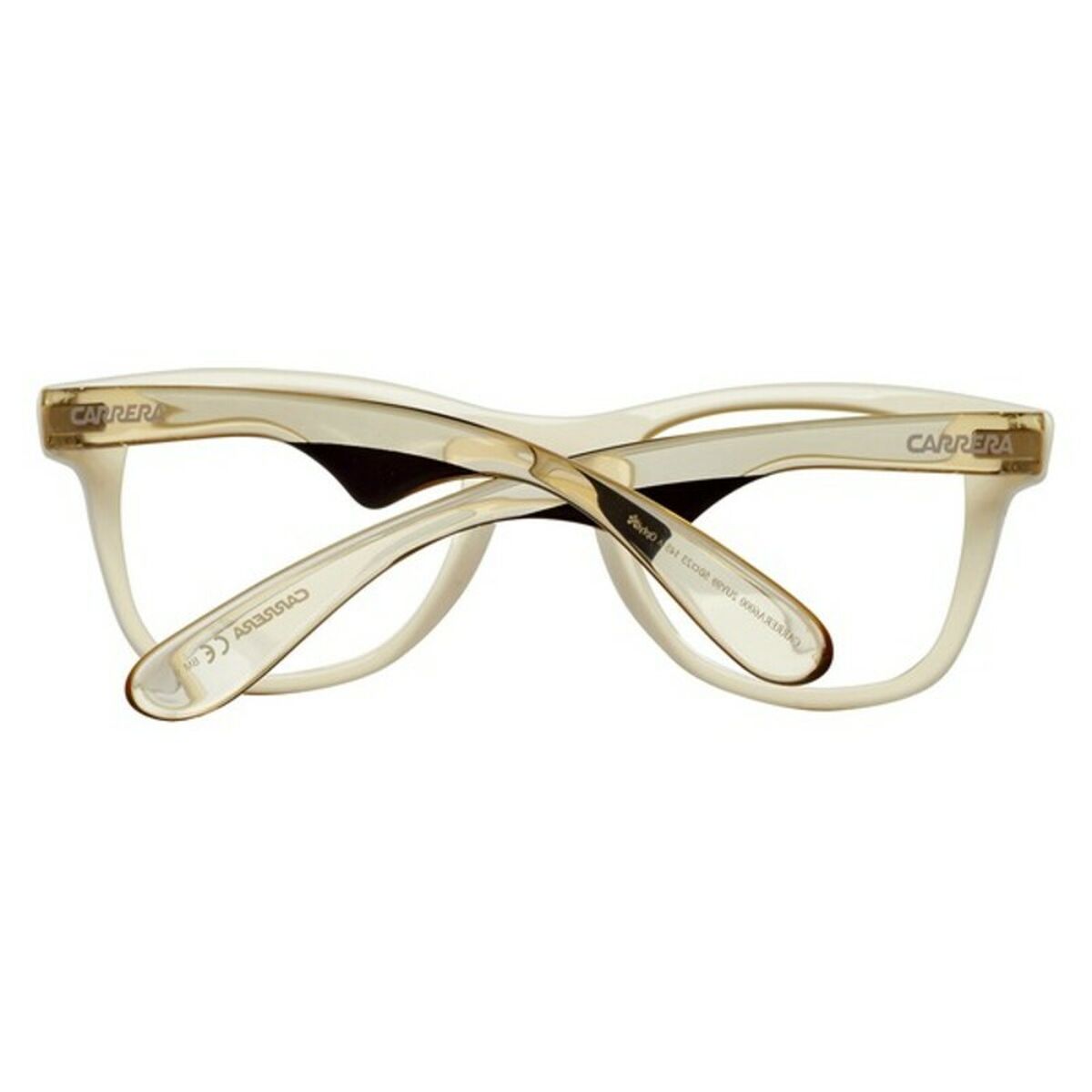 Beige Carrera eyeglasses, folded frame