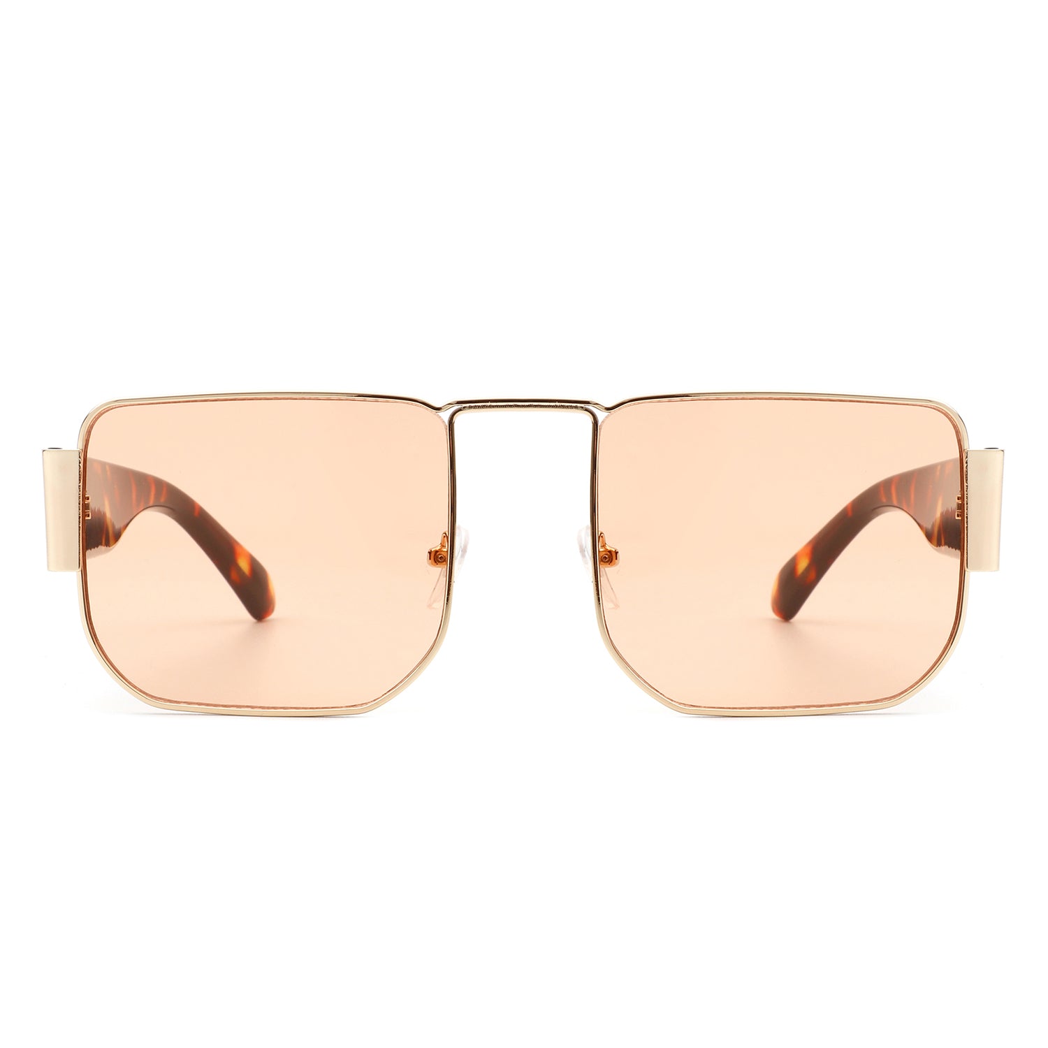 Ushad Square Retro Flat Top Tinted Vintage Fashion Sunglasses with a stylish design and UV protection.