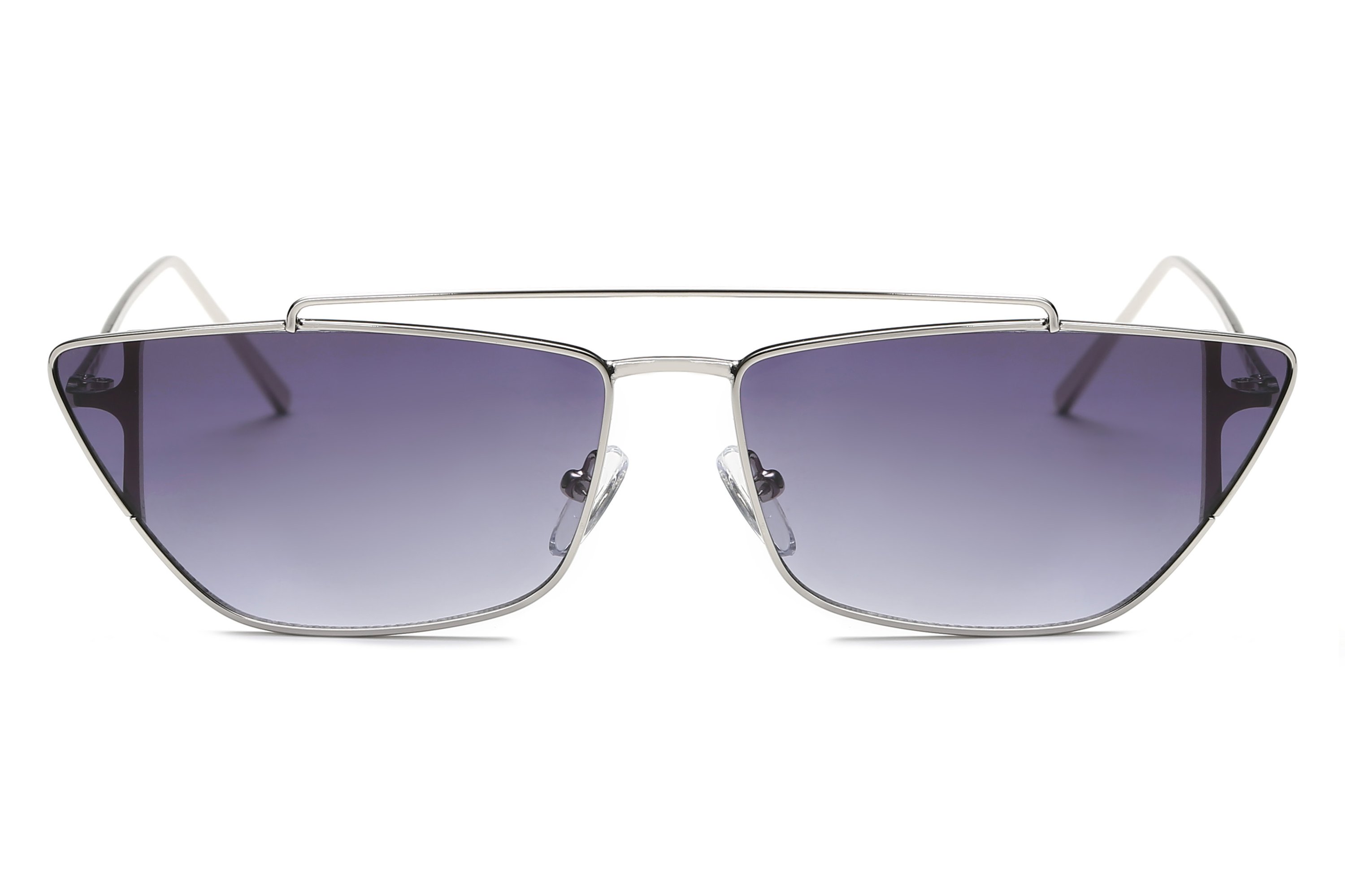 Vada Sunglasses featuring a retro cat eye design with a metal frame and PC lenses, perfect for women's fashion.