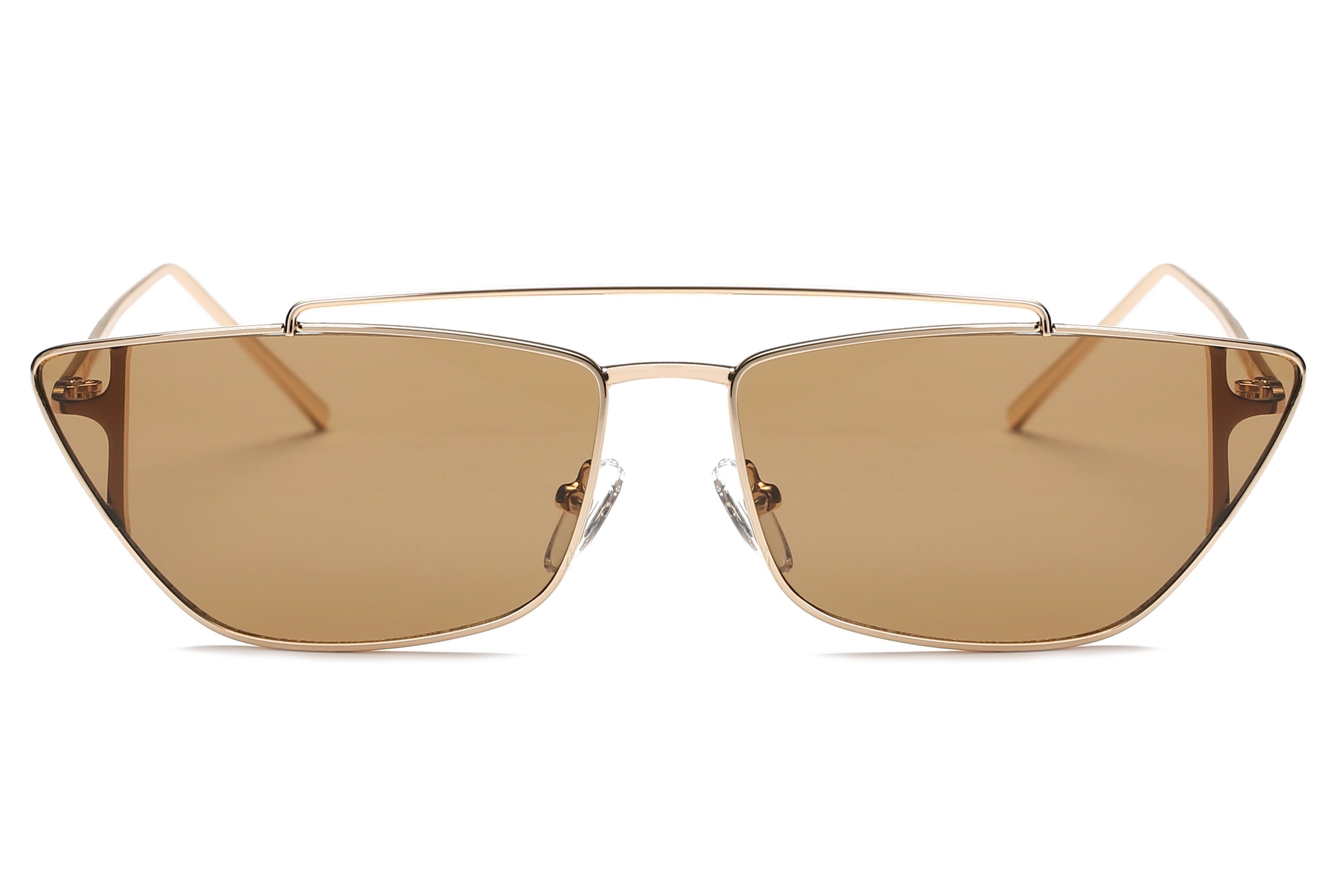 Vada Sunglasses featuring a retro cat eye design with a metal frame and PC lenses, perfect for women's fashion.