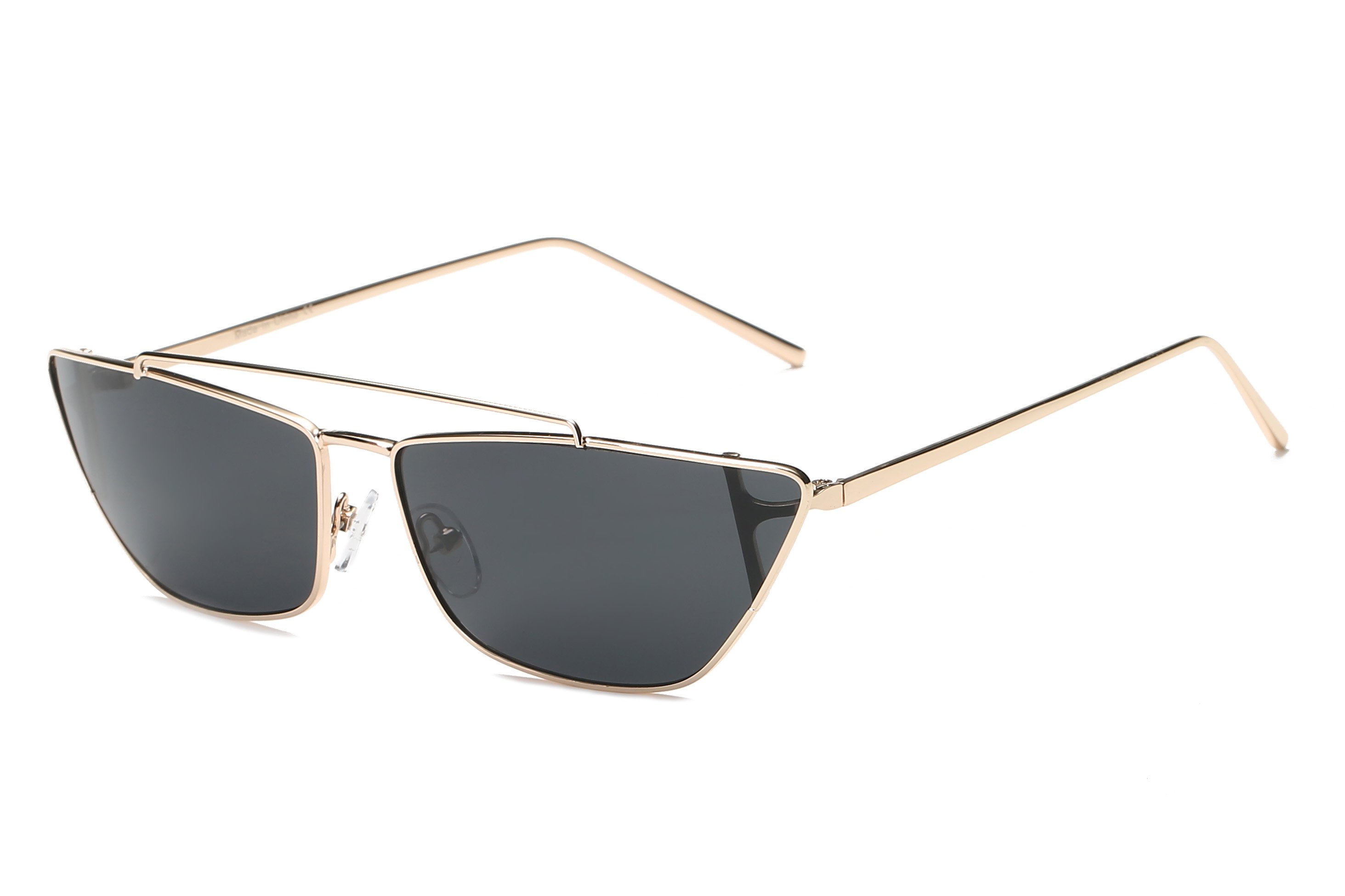 Vada Sunglasses featuring a retro cat eye design with a metal frame and PC lenses, perfect for women's fashion.