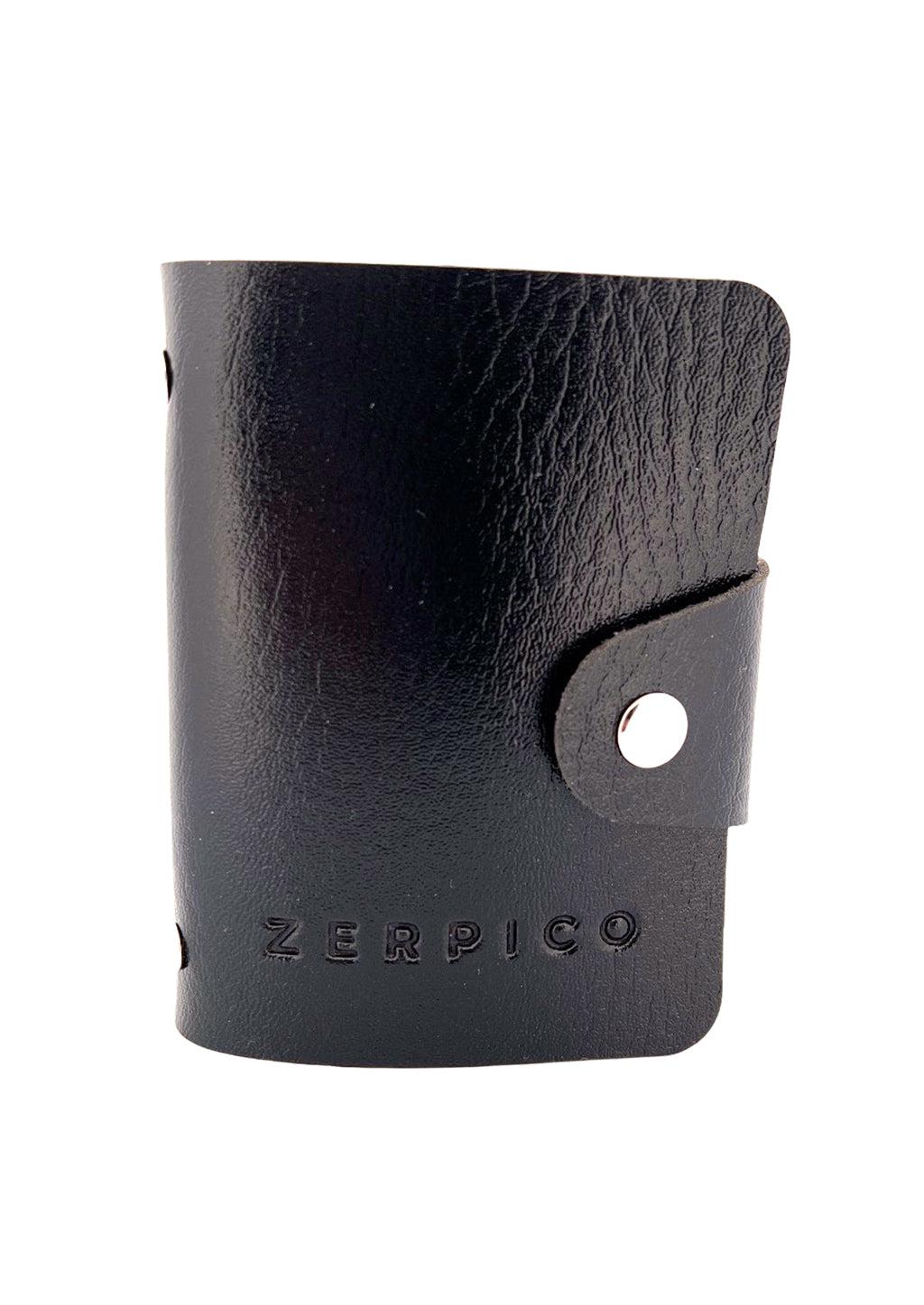 Stylish Vegan Leather Lens Case with multiple pockets for lens storage, lightweight and eco-friendly design.