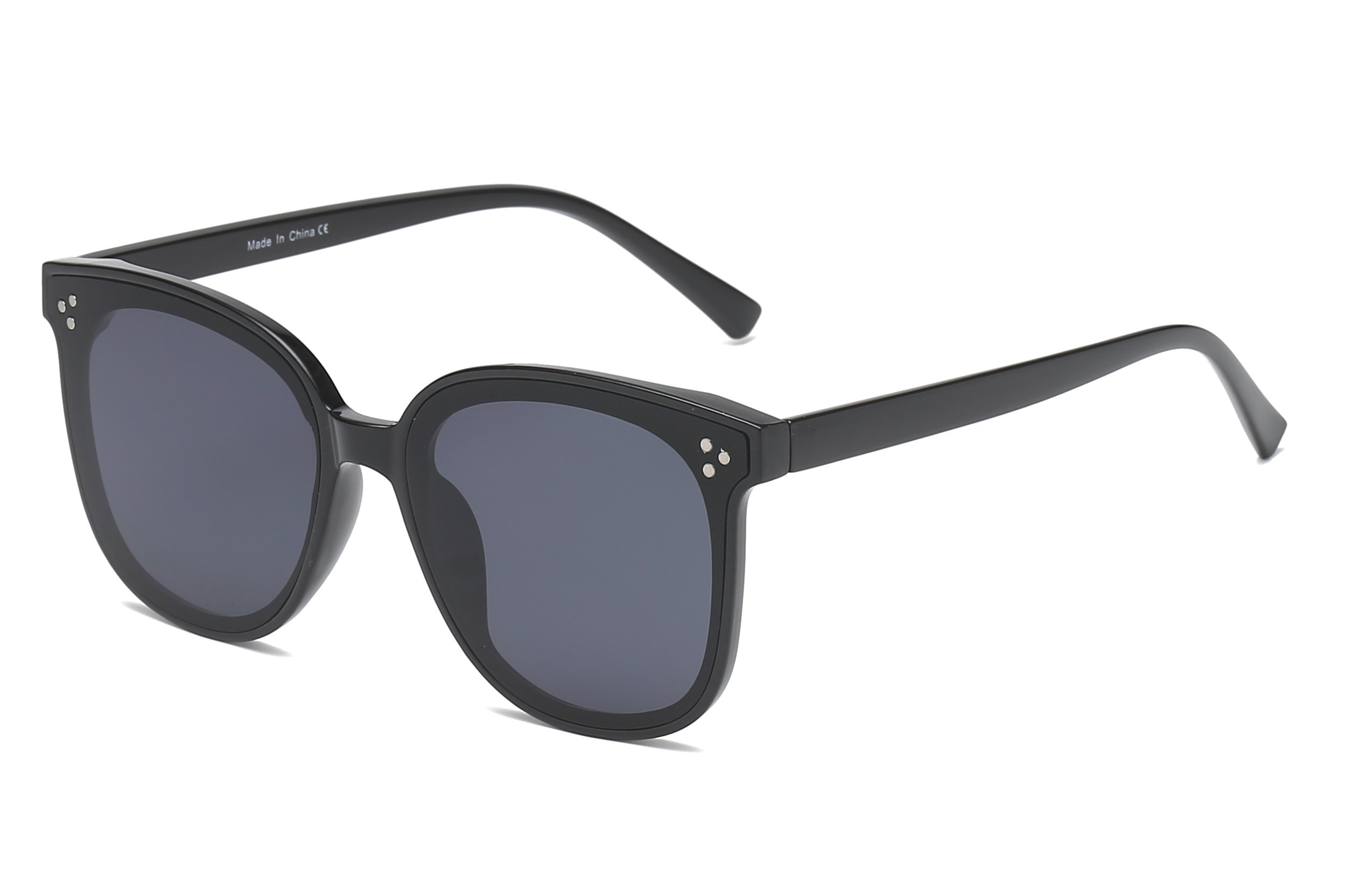 Veronica sunglasses featuring a stylish plastic frame and durable PC lenses, designed for 100% UVA and UVB protection.