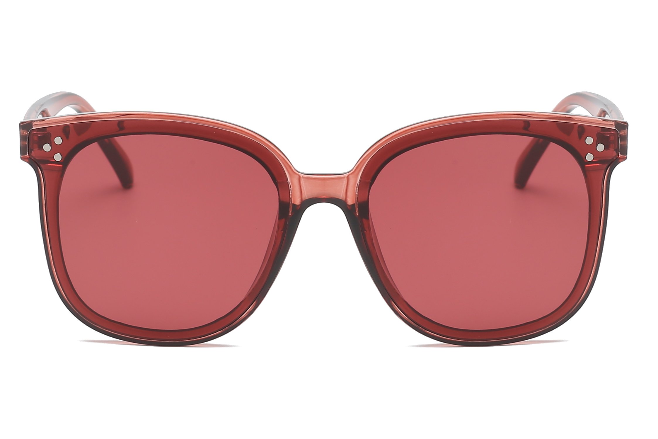 Veronica sunglasses featuring a stylish plastic frame and durable PC lenses, designed for 100% UVA and UVB protection.