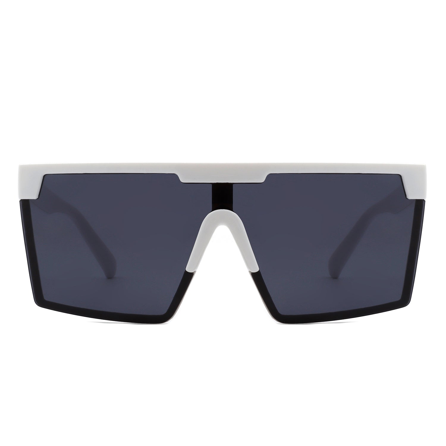 Vitalize Oversize Retro Square Flat Top Tinted Fashion Women sunglasses with a stylish design and UV protection.