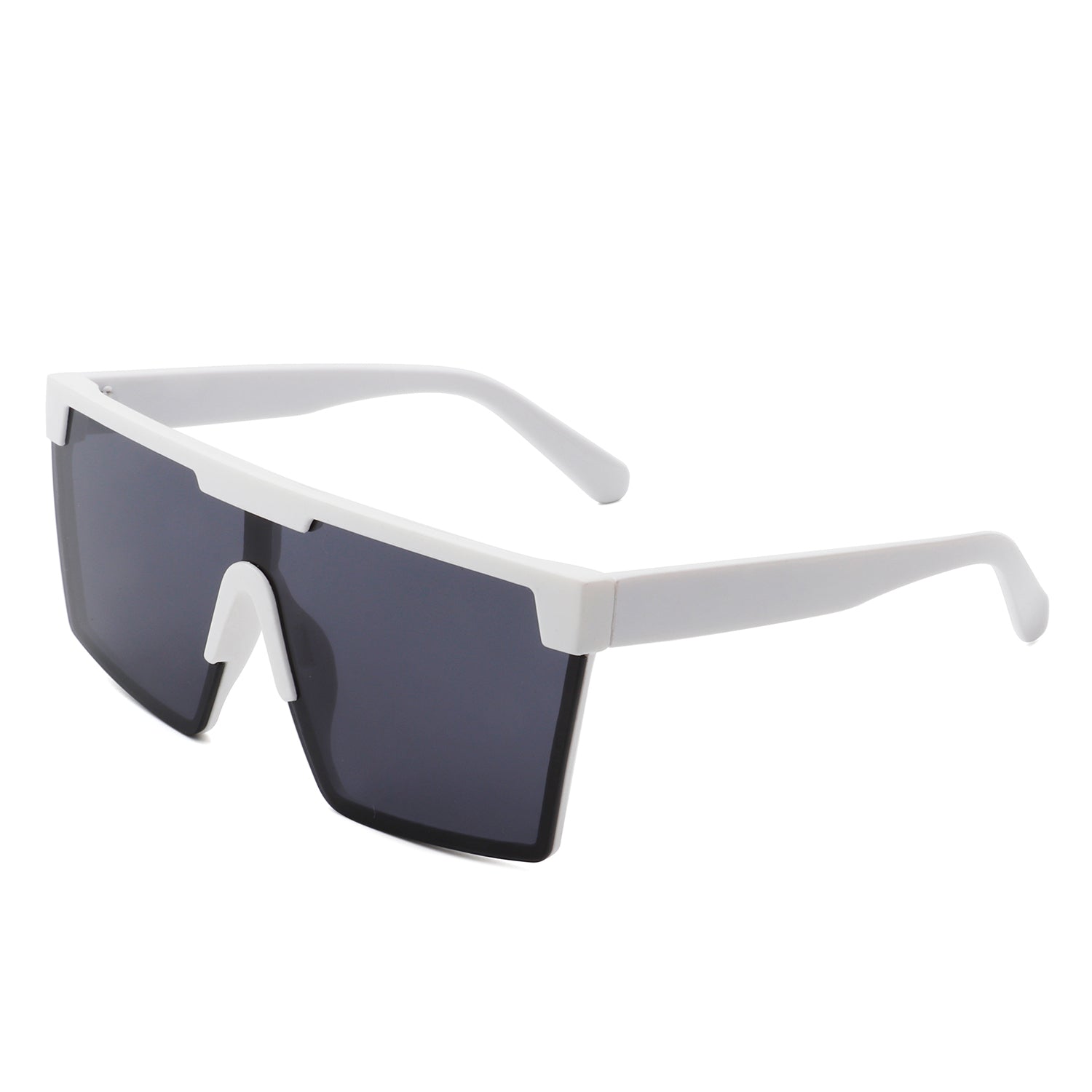 Vitalize Oversize Retro Square Flat Top Tinted Fashion Women sunglasses with a stylish design and UV protection.