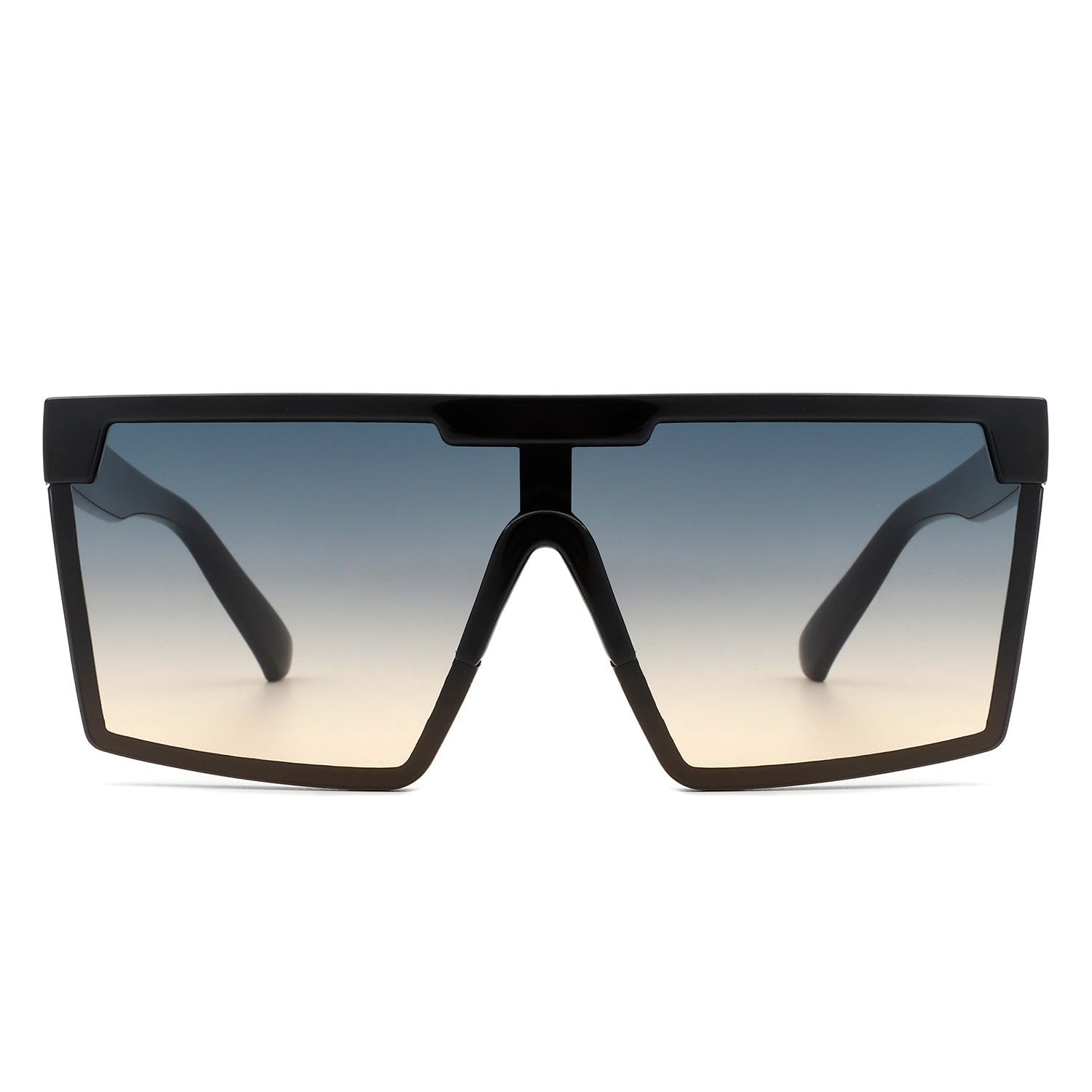 Vitalize Oversize Retro Square Flat Top Tinted Fashion Women sunglasses with a stylish design and UV protection.