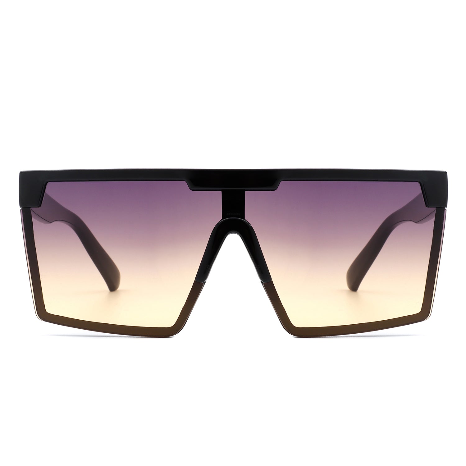 Vitalize Oversize Retro Square Flat Top Tinted Fashion Women sunglasses with a stylish design and UV protection.