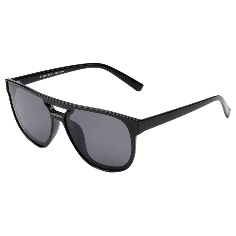 Warsawi Classic Round Polarized Fashion Sunglasses with TR90 frame and CR-39 lenses, showcasing a stylish round design.