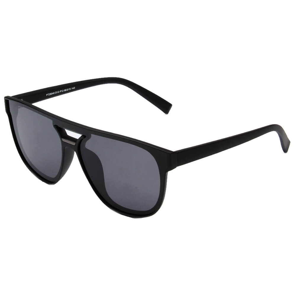 Warsawi Classic Round Polarized Fashion Sunglasses with TR90 frame and CR-39 lenses, showcasing a stylish round design.