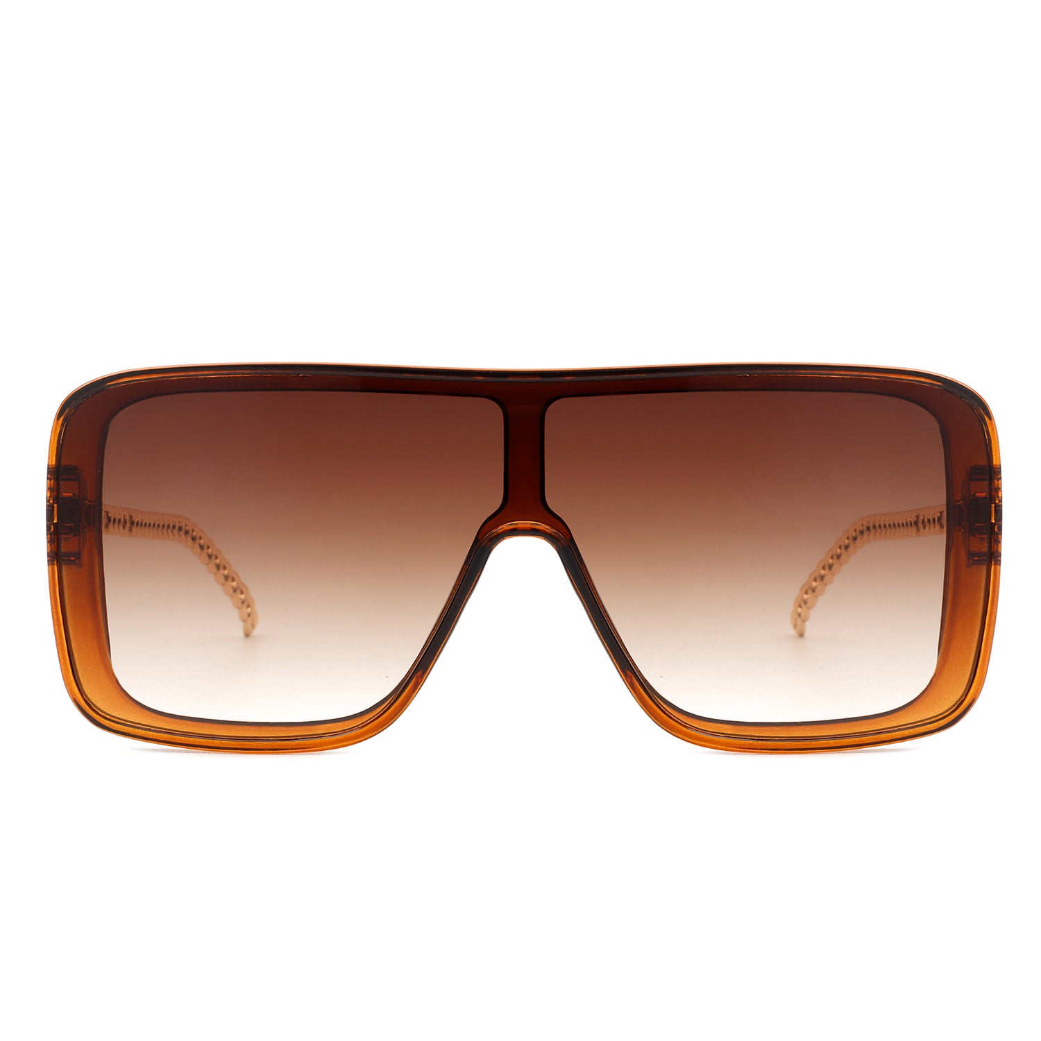 Wildwind Square Fashion Flat Top Oversize Retro Sunglasses with a stylish square design and UV protection.