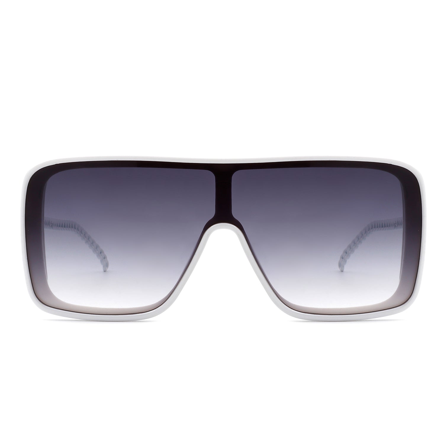 Wildwind Square Fashion Flat Top Oversize Retro Sunglasses with a stylish square design and UV protection.