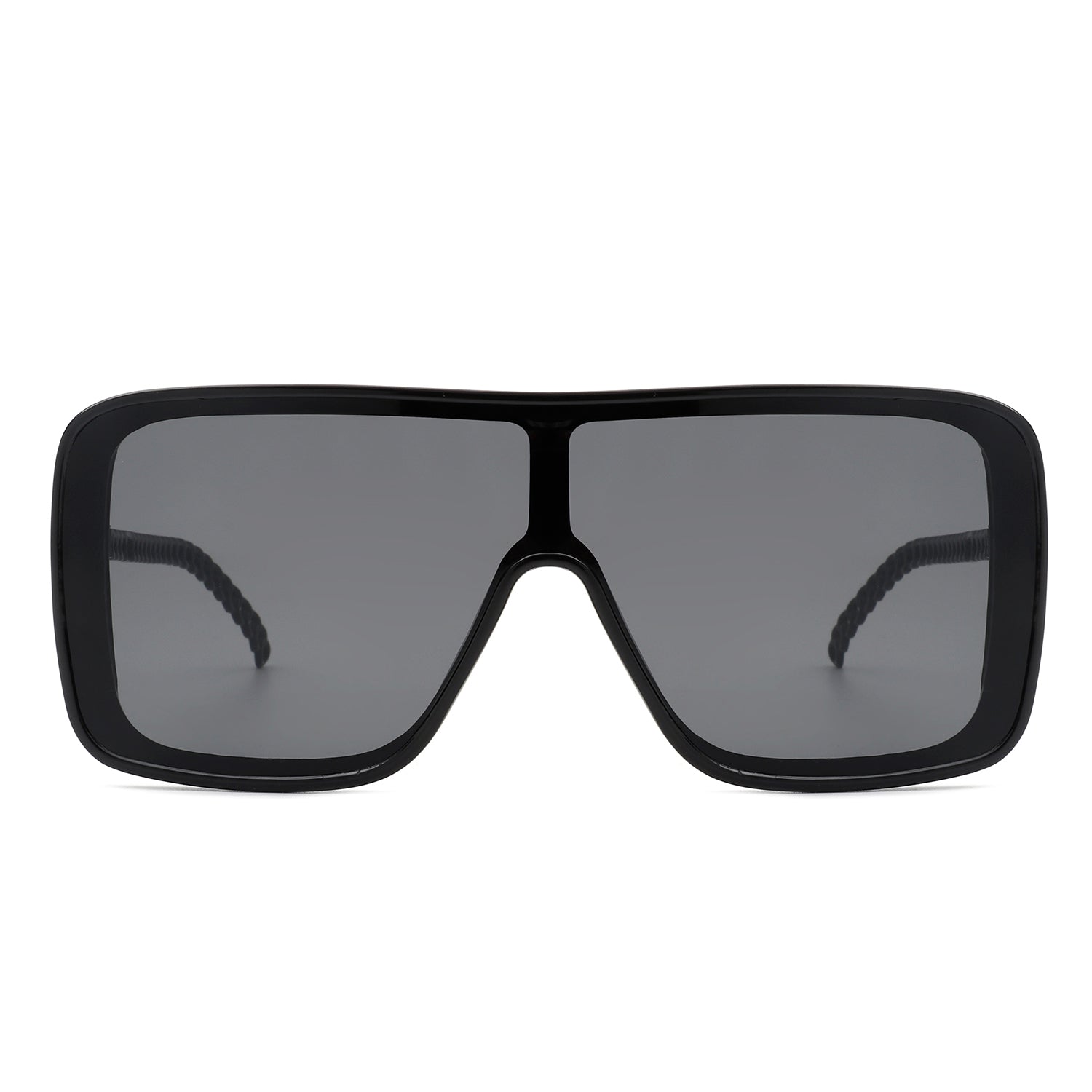 Wildwind Square Fashion Flat Top Oversize Retro Sunglasses with a stylish square design and UV protection.