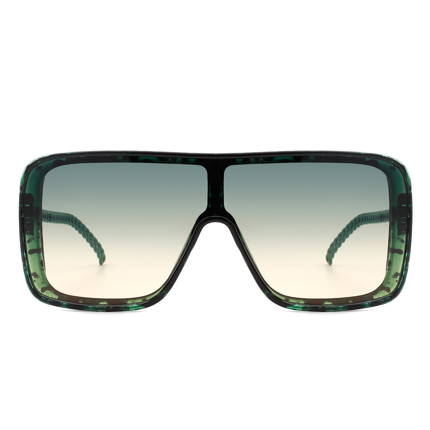 Wildwind Square Fashion Flat Top Oversize Retro Sunglasses with a stylish square design and UV protection.