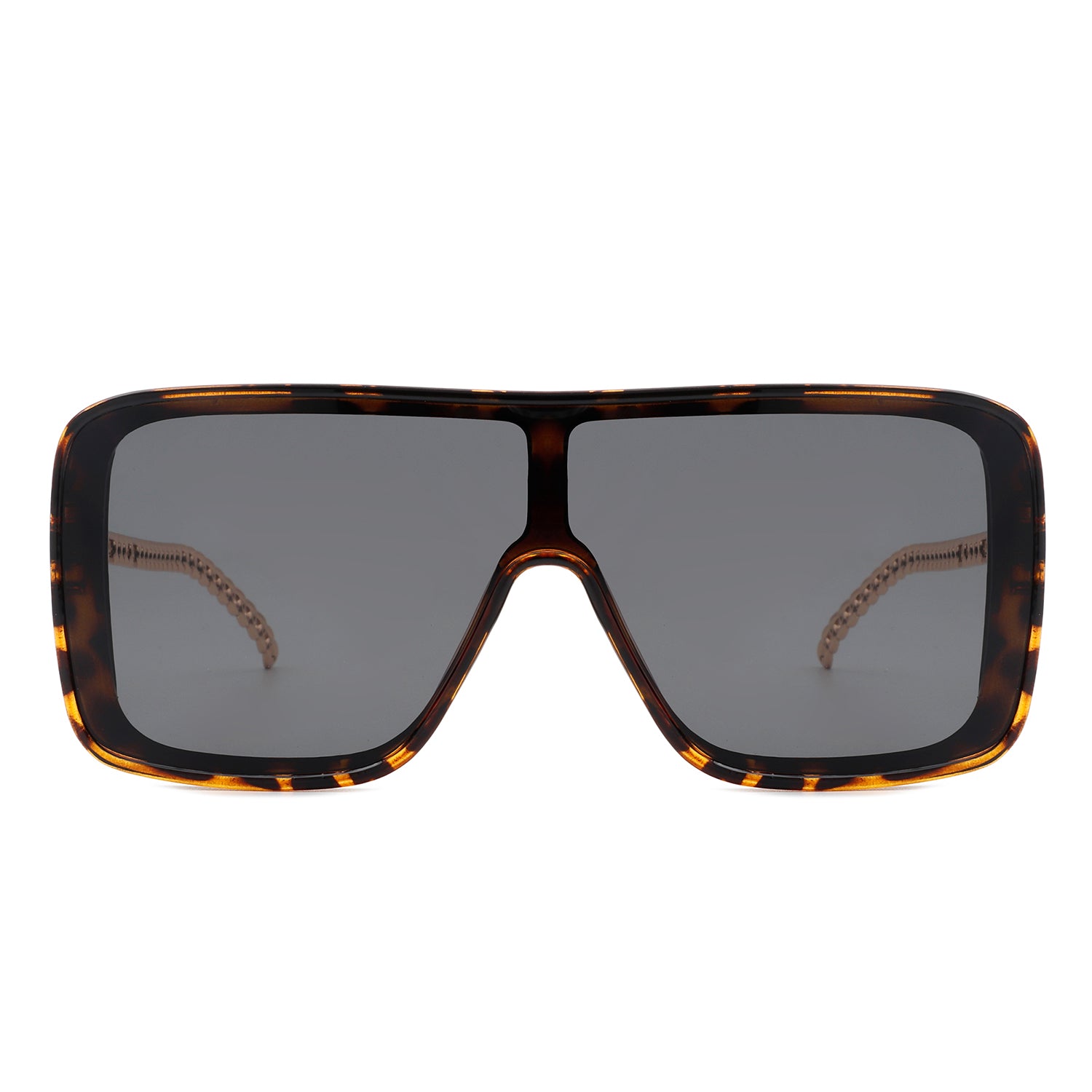 Wildwind Square Fashion Flat Top Oversize Retro Sunglasses with a stylish square design and UV protection.