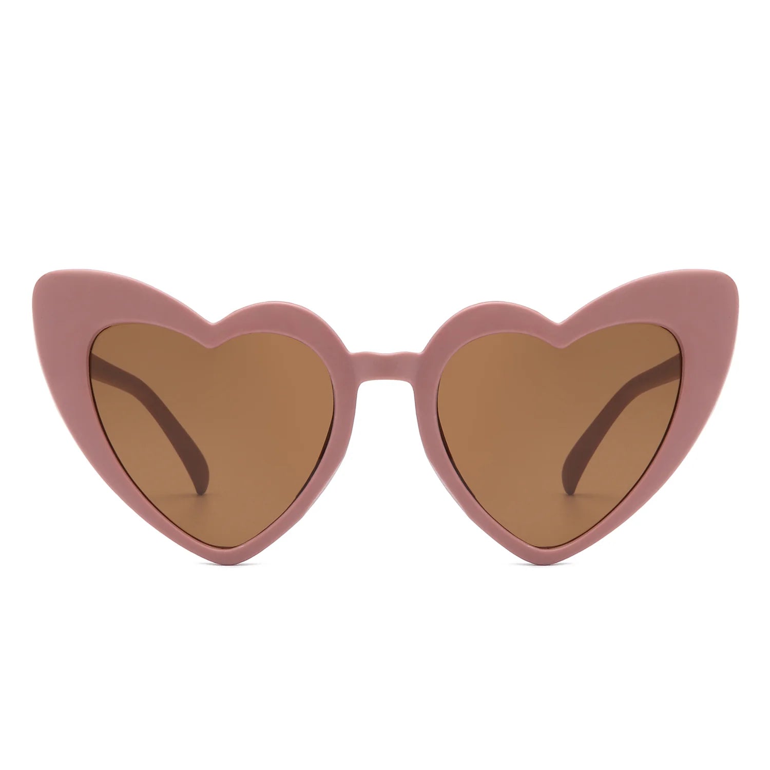 Wink Heart-Shaped Sunglasses for Kids featuring a playful design, lightweight plastic frames, and polycarbonate lenses for sun protection.