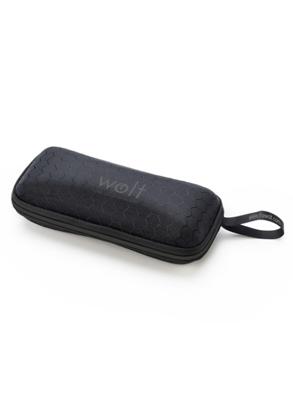 Wolt hard case for sunglasses, featuring a pocket for Bluetooth anti-lost device, made from durable superfine fiber.