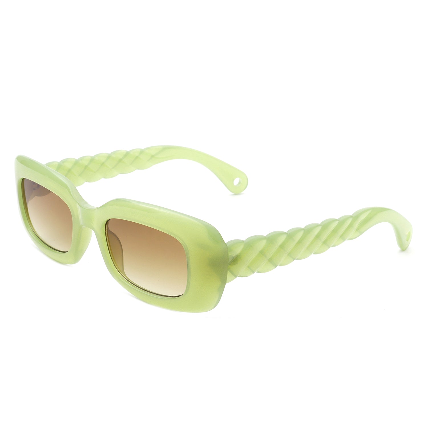 Wonderia Rectangle Narrow Retro Slim Square Fashion Sunglasses with plastic frame and PC lenses, offering stylish sun protection.