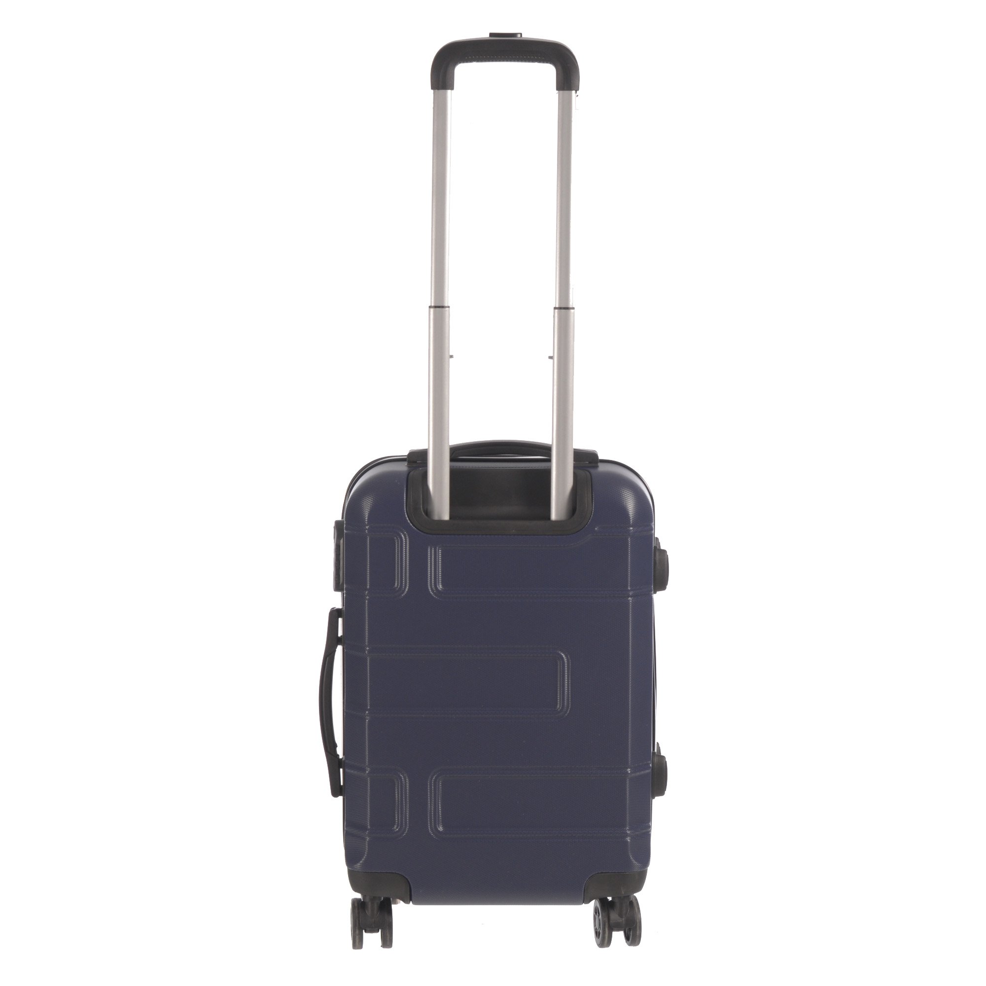 20-inch carry-on luggage from the Deco Collection in various colors, showcasing its stylish design and durable features.