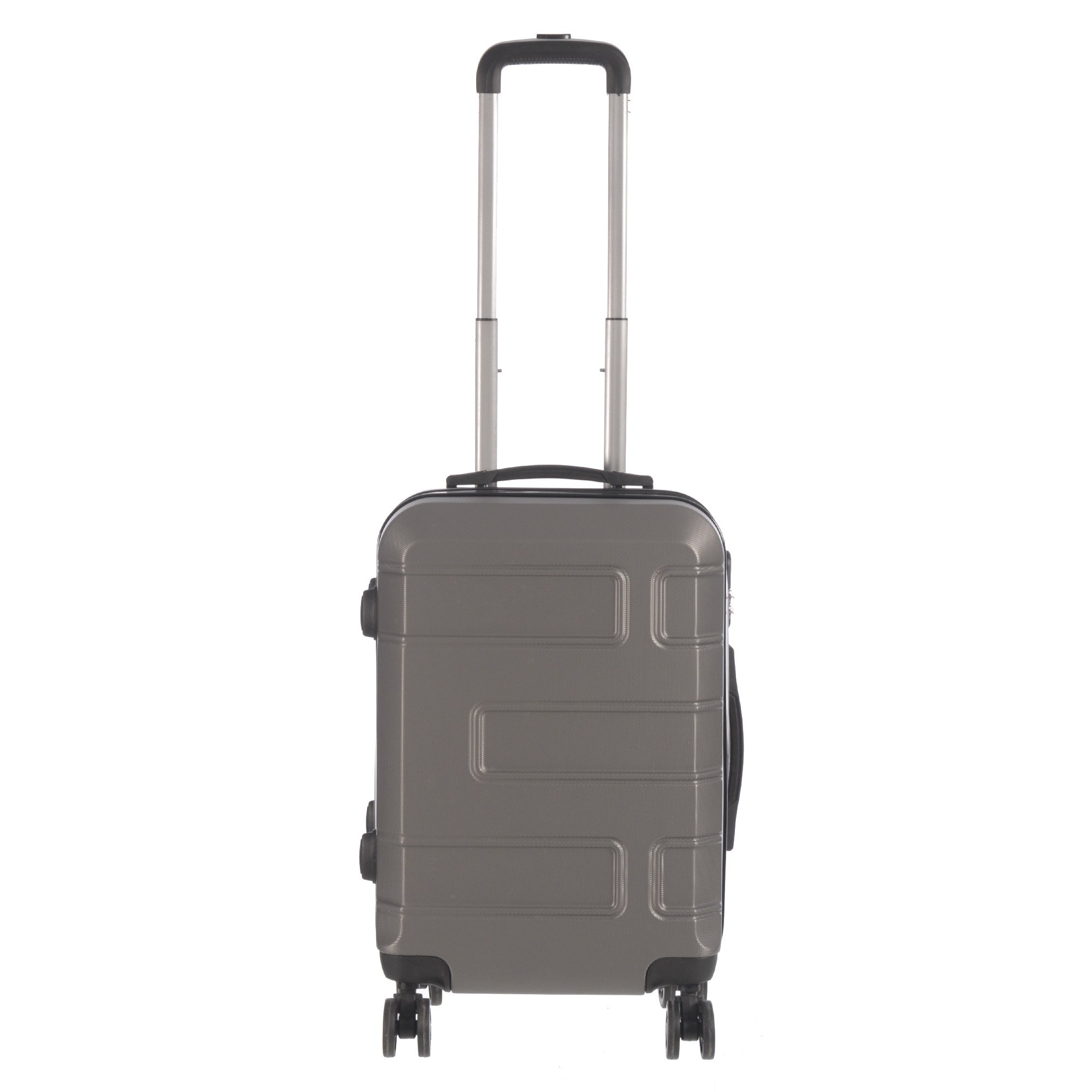 20-inch carry-on luggage from the Deco Collection in various colors, showcasing its stylish design and durable features.