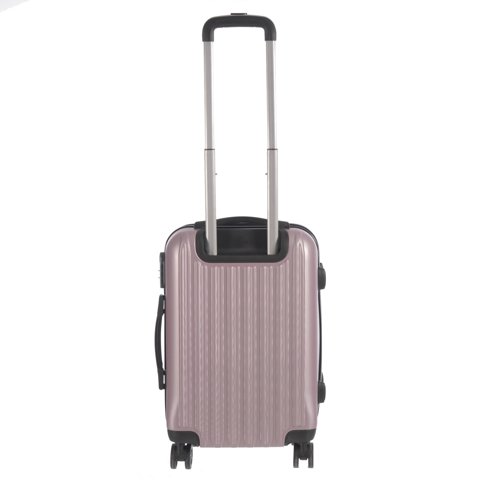 3 Piece Luggage Set Grove Collection featuring durable ABS outer shell, spinner wheels, and vibrant color options.