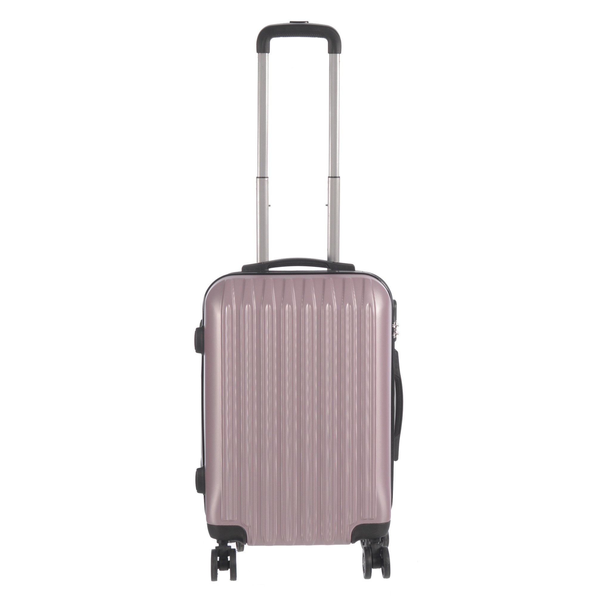 3 Piece Luggage Set Grove Collection featuring durable ABS outer shell, spinner wheels, and vibrant color options.