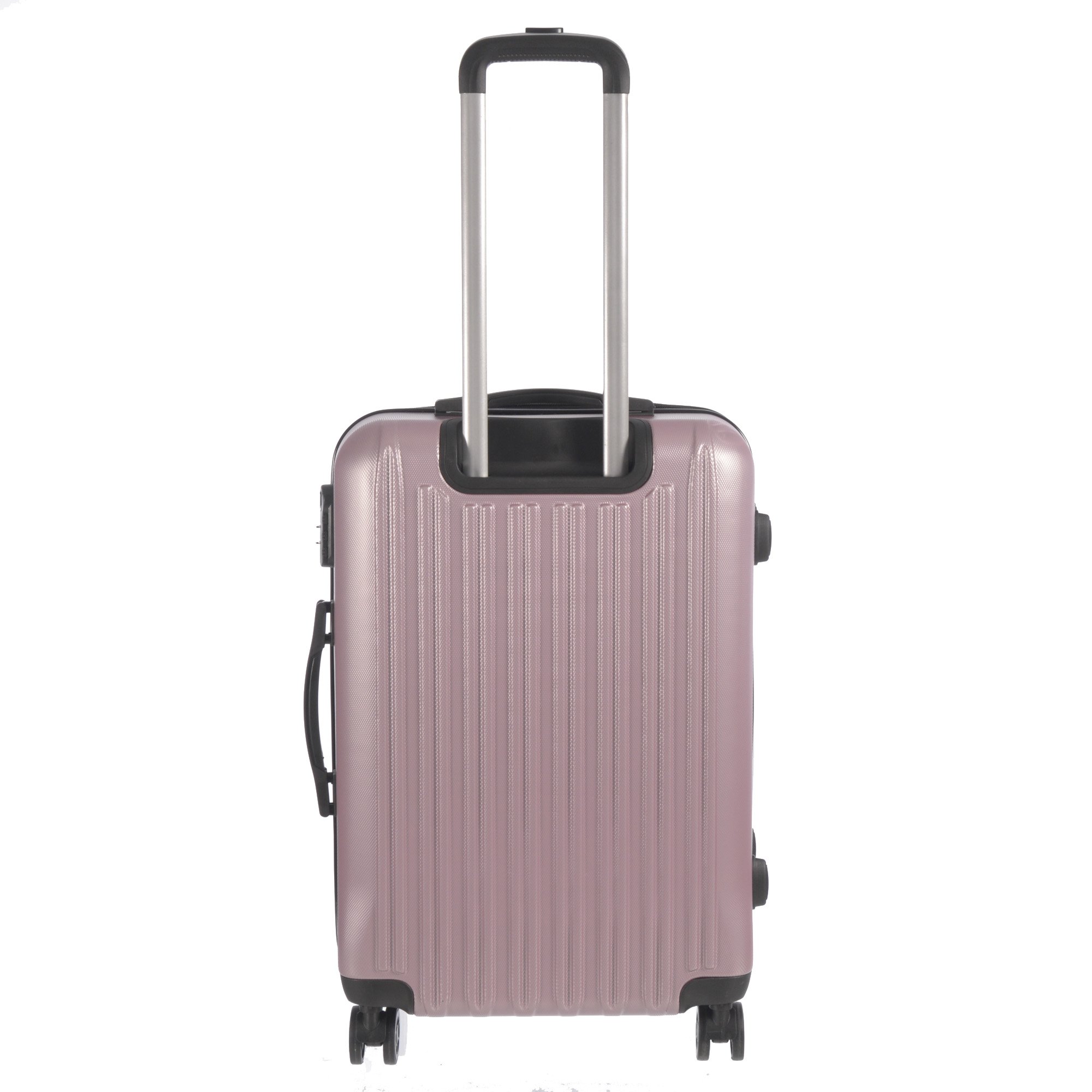 3 Piece Luggage Set Grove Collection featuring durable ABS outer shell, spinner wheels, and vibrant color options.