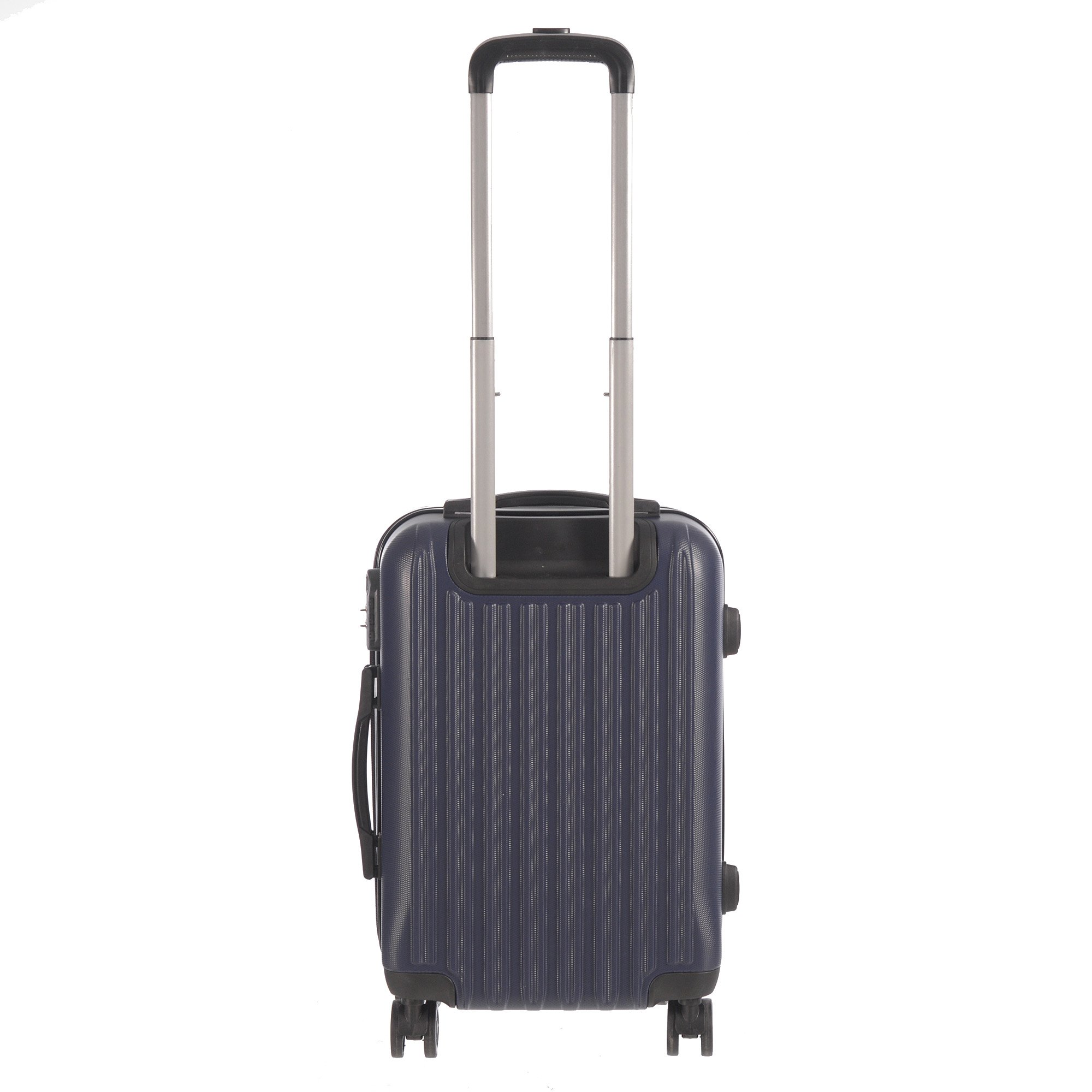 3 Piece Luggage Set Grove Collection featuring durable ABS outer shell, spinner wheels, and vibrant color options.